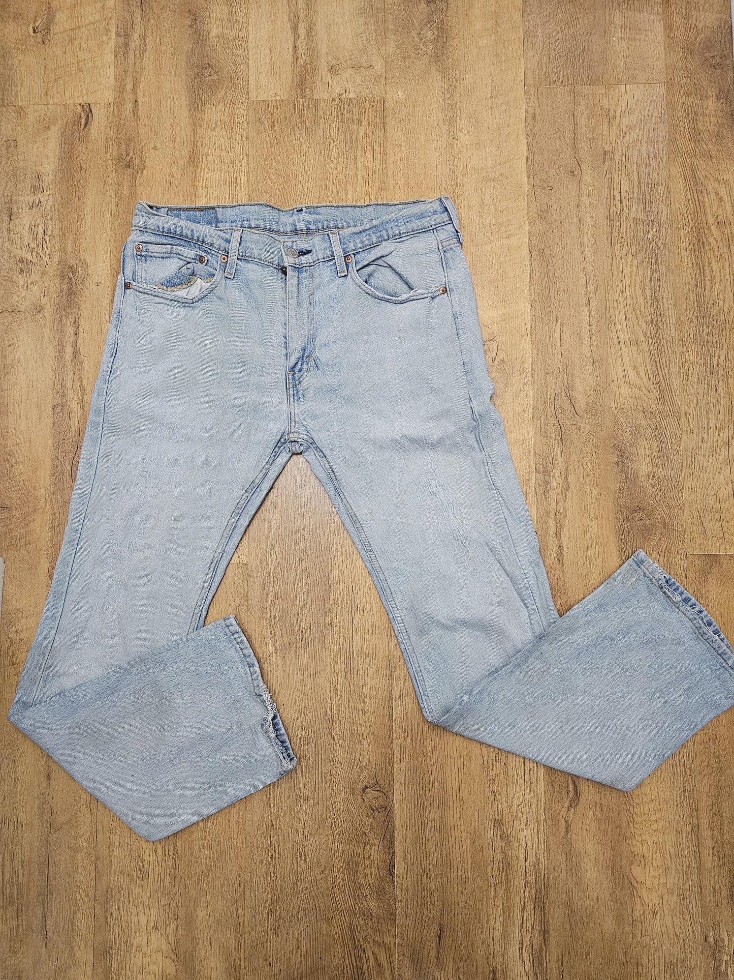 Levi's Blue Jeans 527 Slim Boot Cut Fit - W35/31L