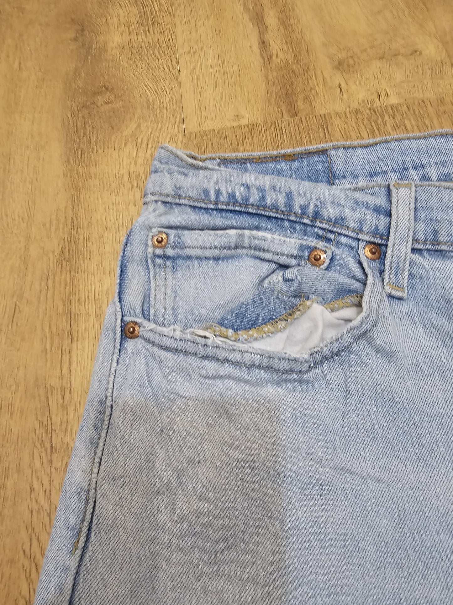 Levi's Blue Jeans 527 Slim Boot Cut Fit - W35/31L