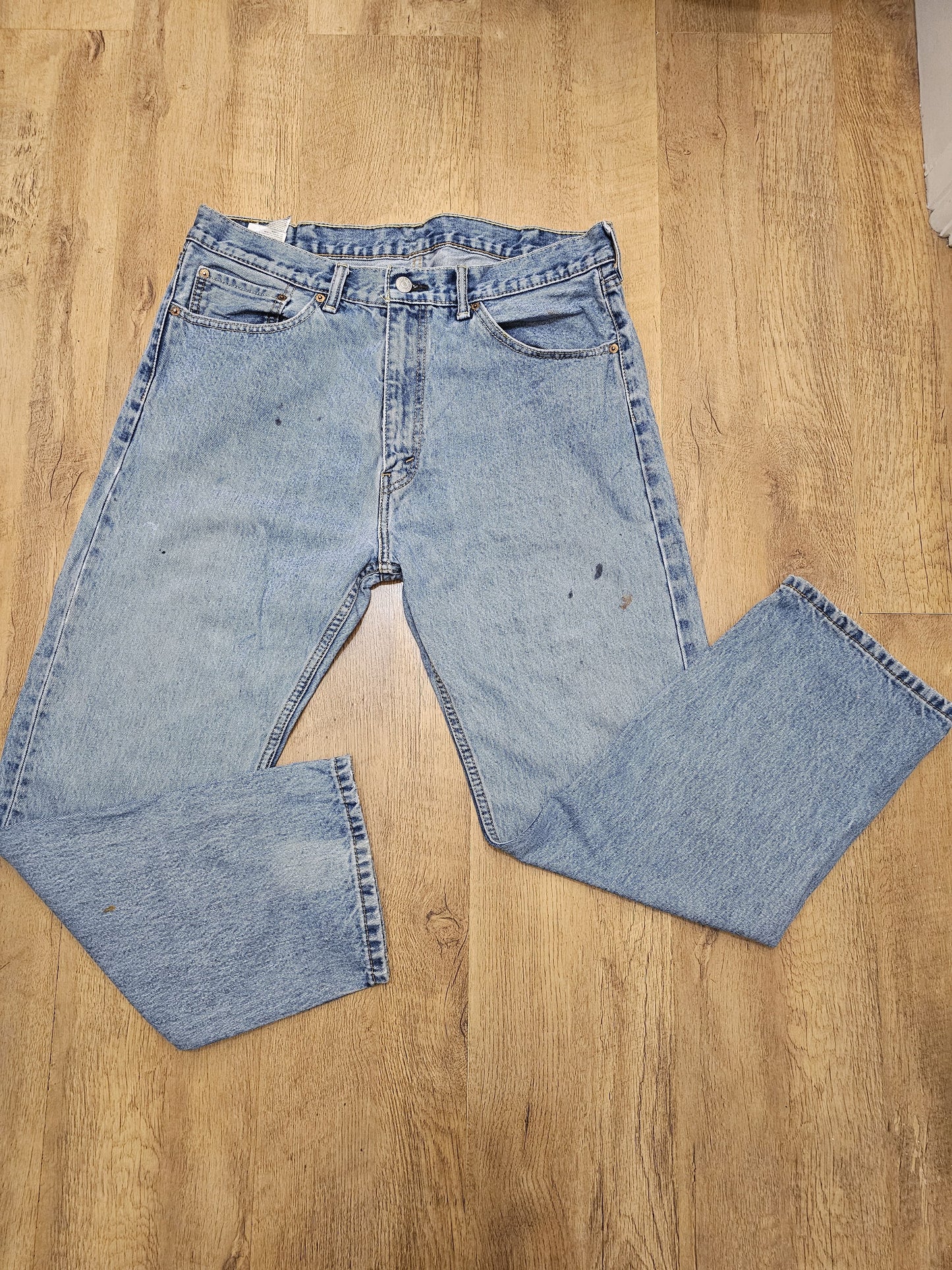 Levi's Blue Jeans 505 Regular Fit - W36/28L