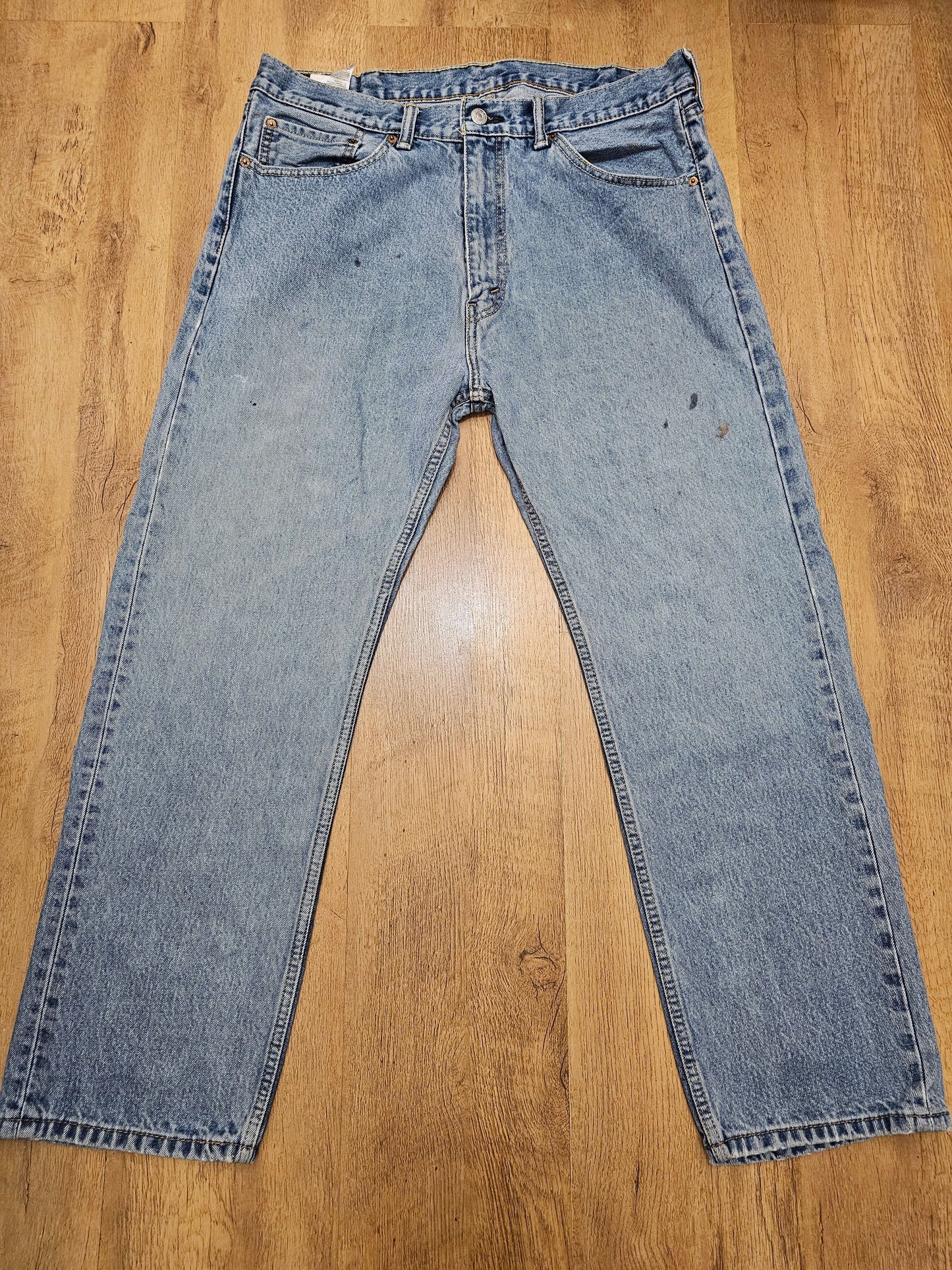 Levi's Blue Jeans 505 Regular Fit - W36/28L