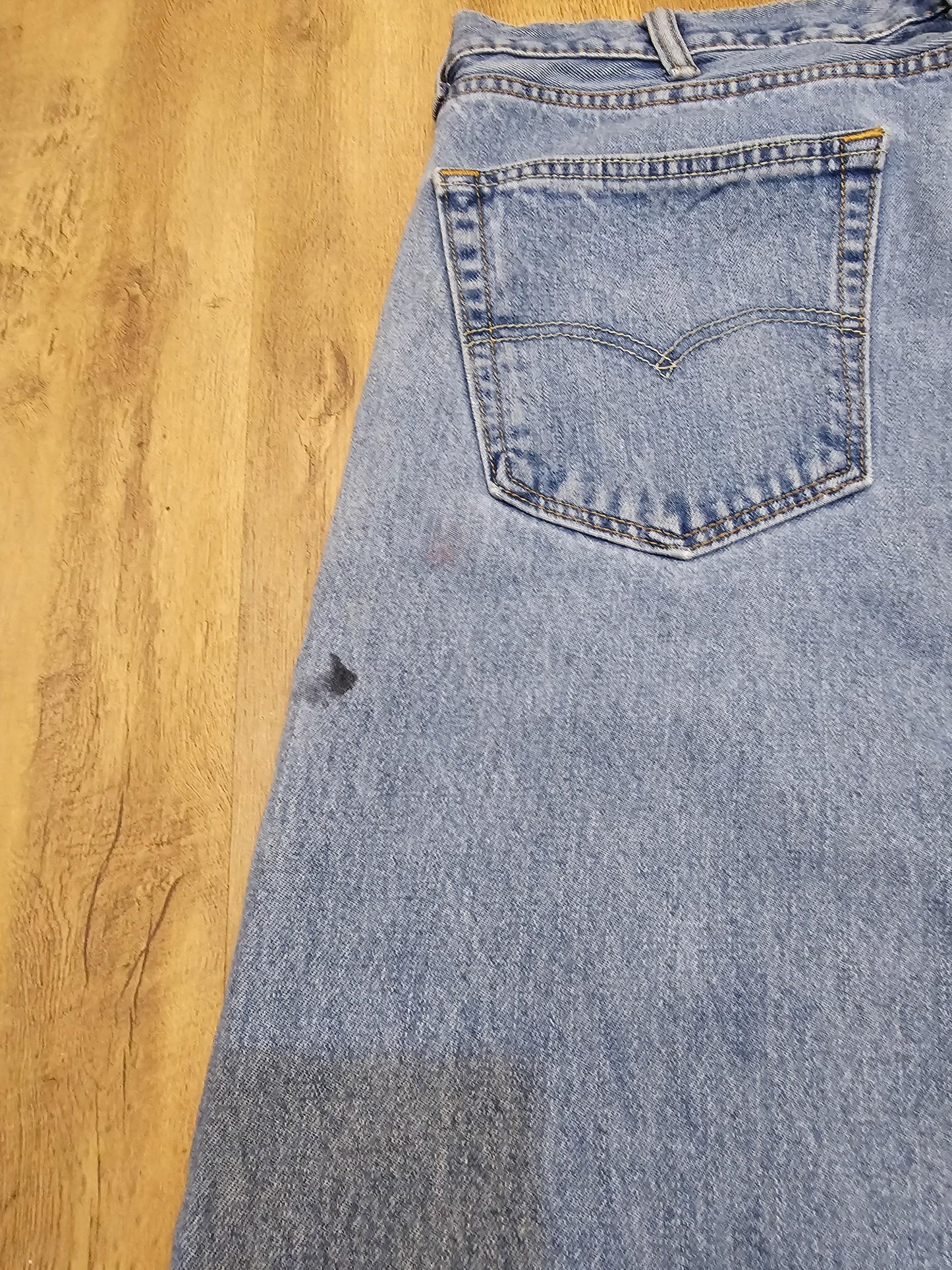 Levi's Blue Jeans 505 Regular Fit - W36/28L