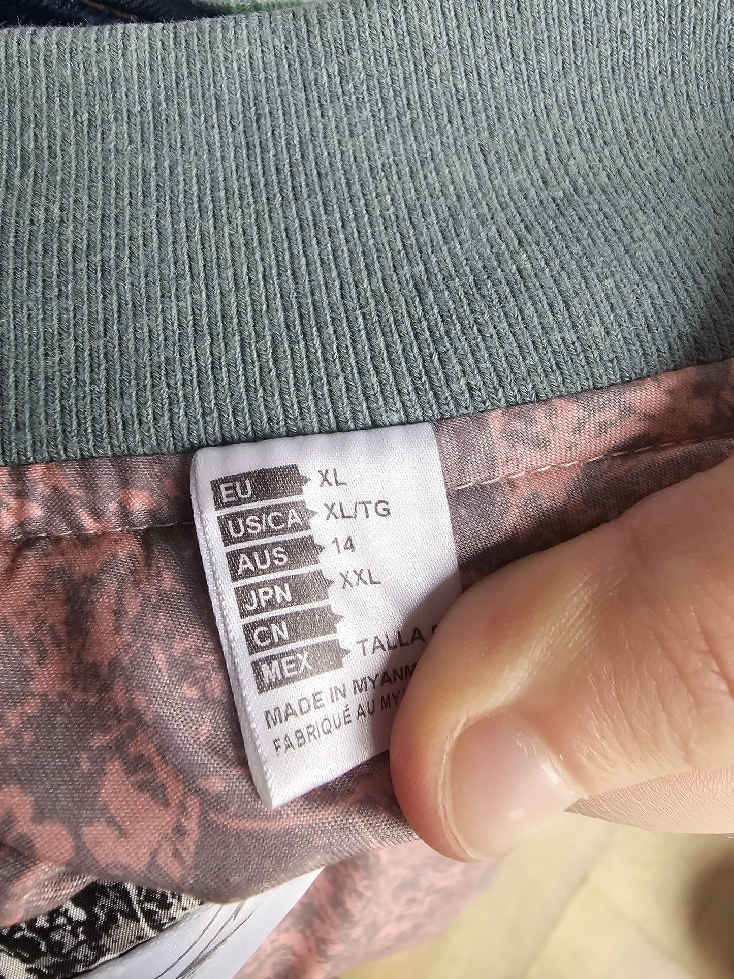 O'Neill Firewall Bomber Jacket Patterned Zip Up - XL/Extra Large