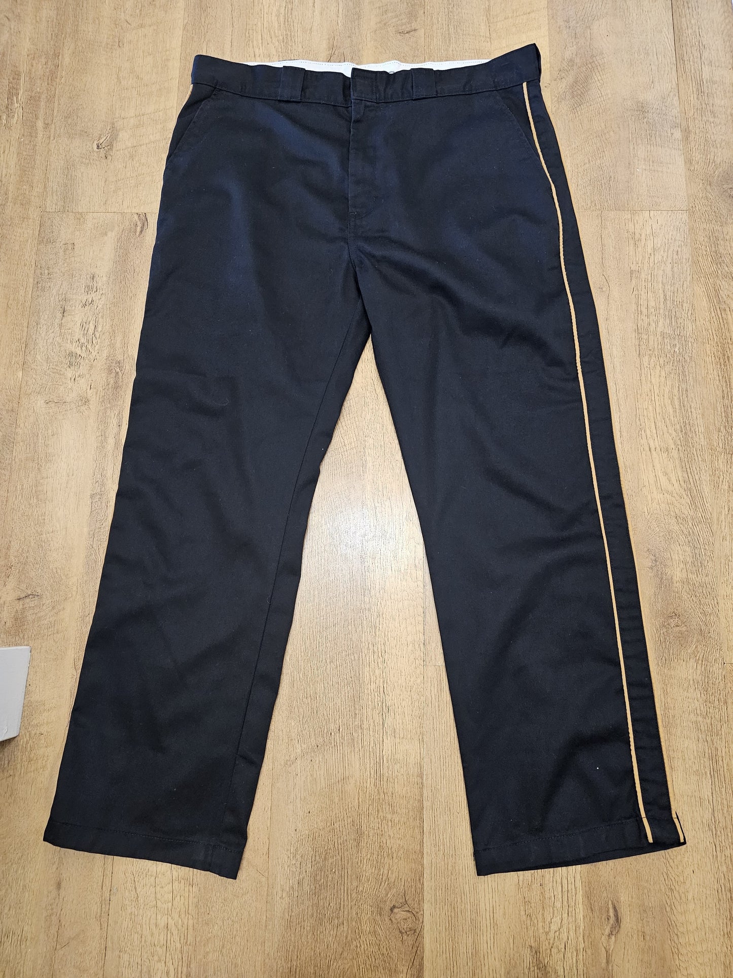 Dickies Classic Black Bettles Work Trousers/Pants - W40/32L