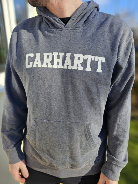 Carharrt Big Spell out Street Wear Grey Hoodie/Hoody - XL/Extra Large