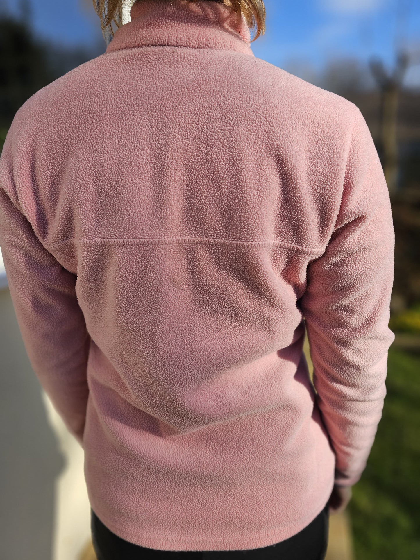 Columbia Pink Half Snap Button Fleece Pullover Jumper - XS/Extra Small