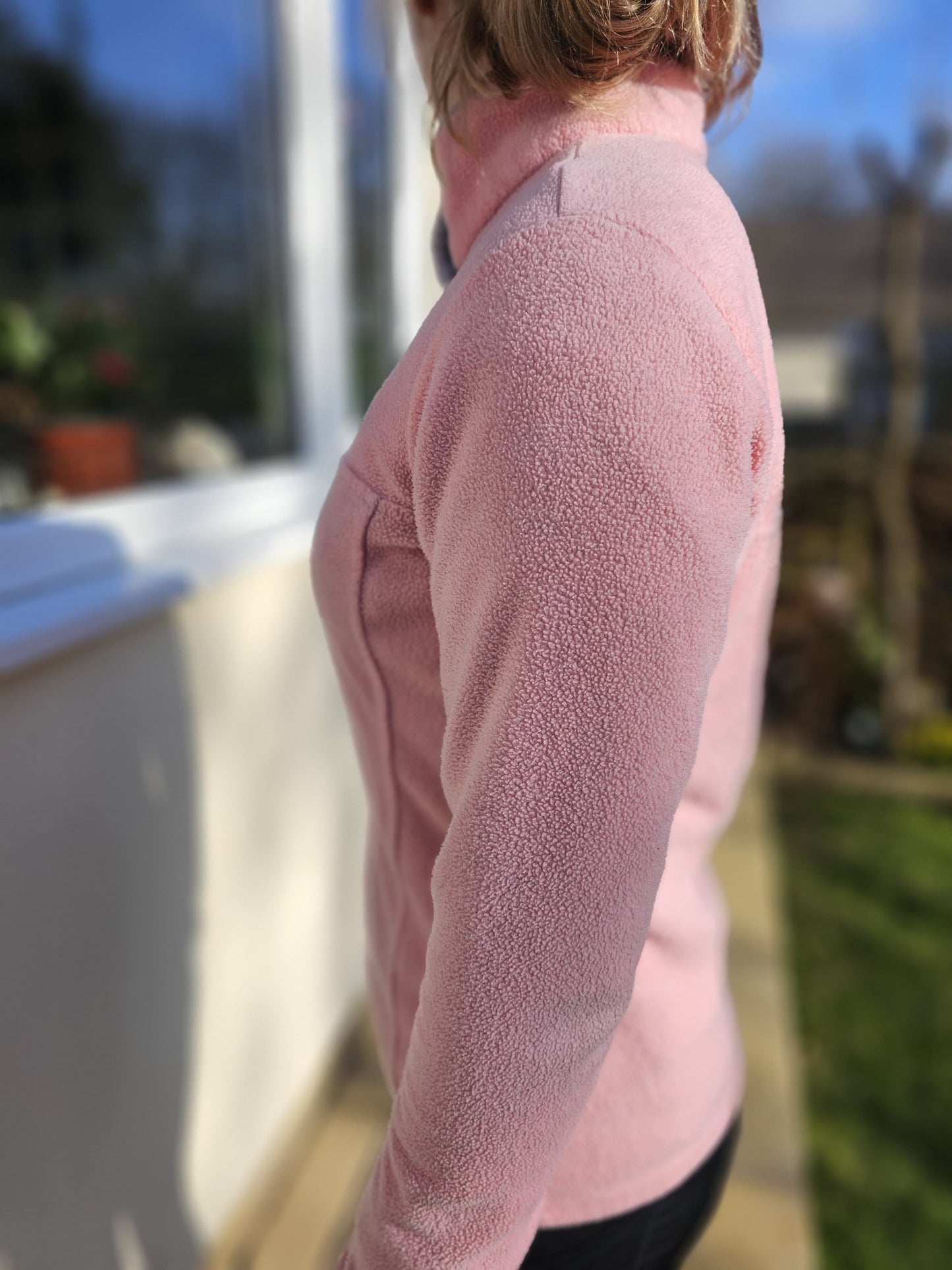 Columbia Pink Half Snap Button Fleece Pullover Jumper - XS/Extra Small