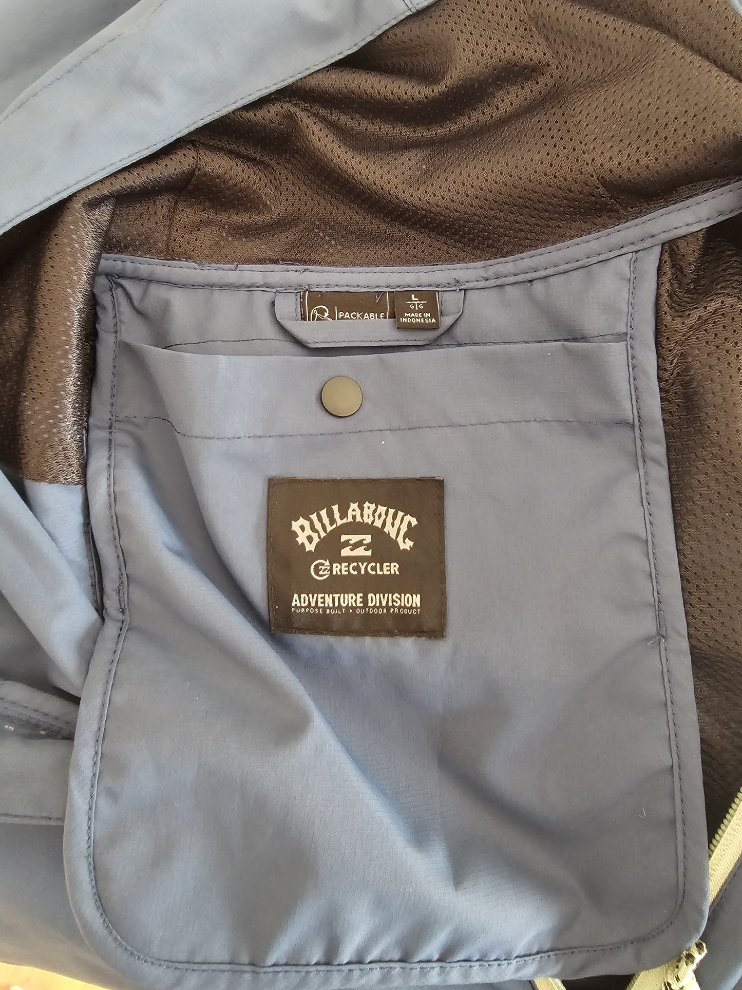Billabong Adventure Division Packable Lightweight Windbreaker Jacket M/Medium