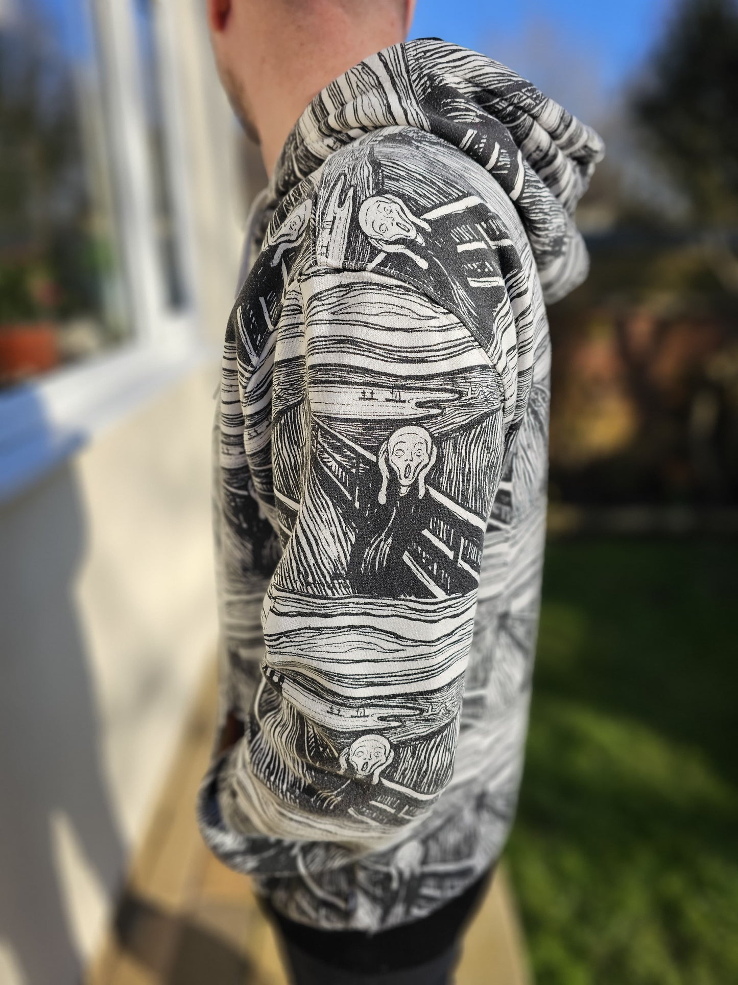 Vans X Momo Hoodie/Hoody Edvard Munch The Scream Skate Modern Art - XL/Extra Large