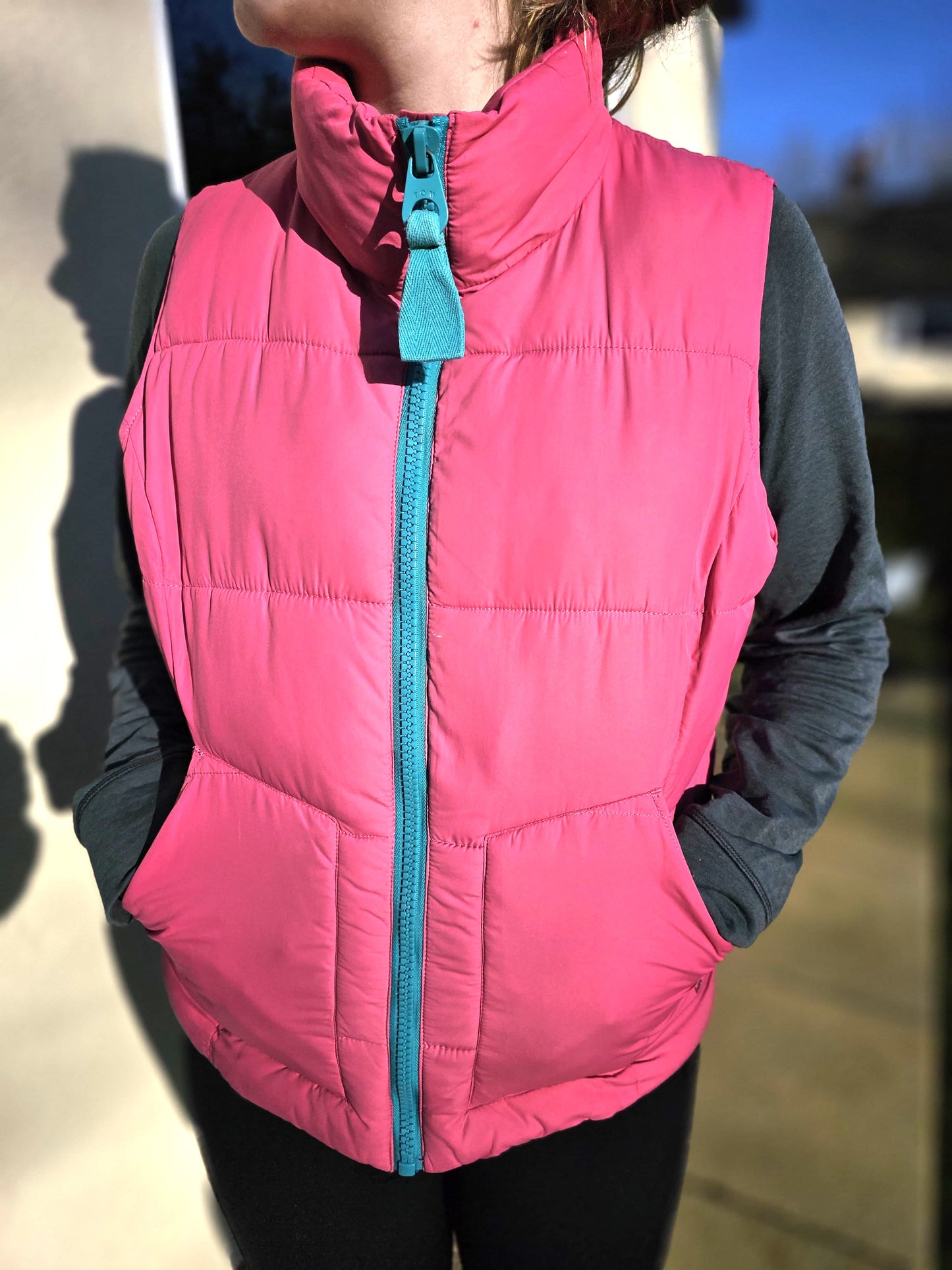 Joules Pink Insulated Body Warmer Vest Gillet - UK 12