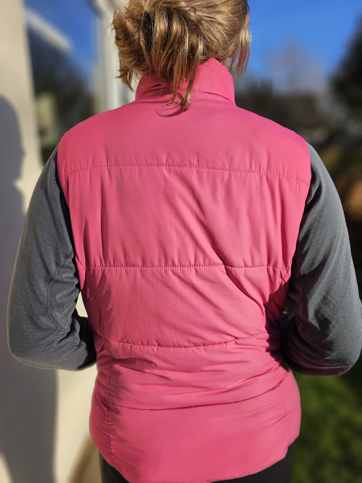 Joules Pink Insulated Body Warmer Vest Gillet - UK 12