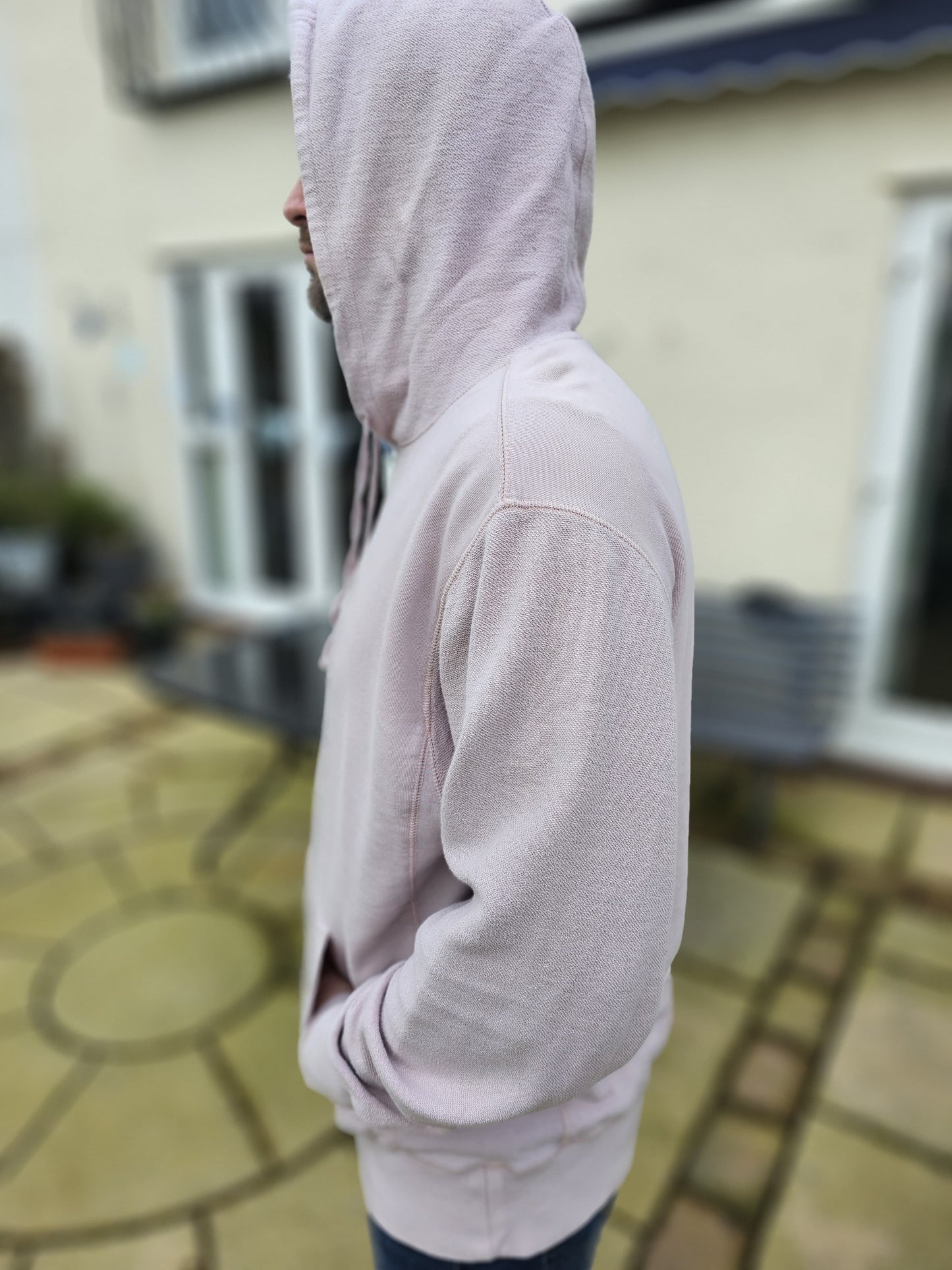 Awesome Off Pink Oversize Embroidered RipnDip Pullover Hoodie L/Large