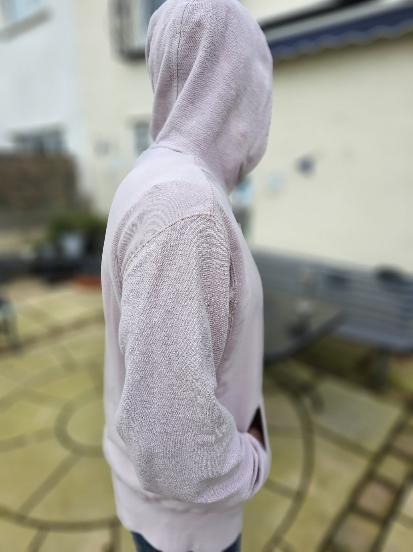 Awesome Off Pink Oversize Embroidered RipnDip Pullover Hoodie L/Large