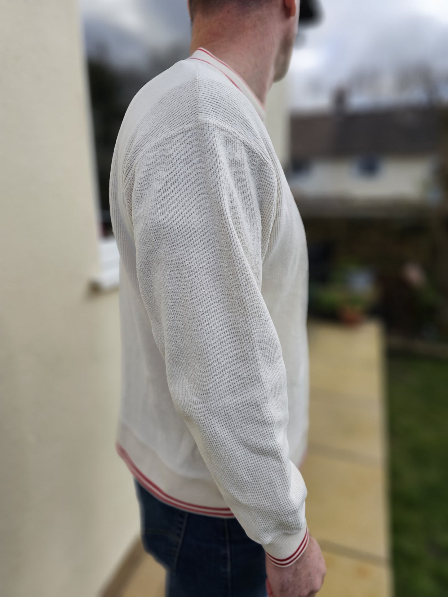 Vintage Quiksilver 90s Pullover V-Neck Jumper Sweater Sweatshirt - M/Medium L/Large