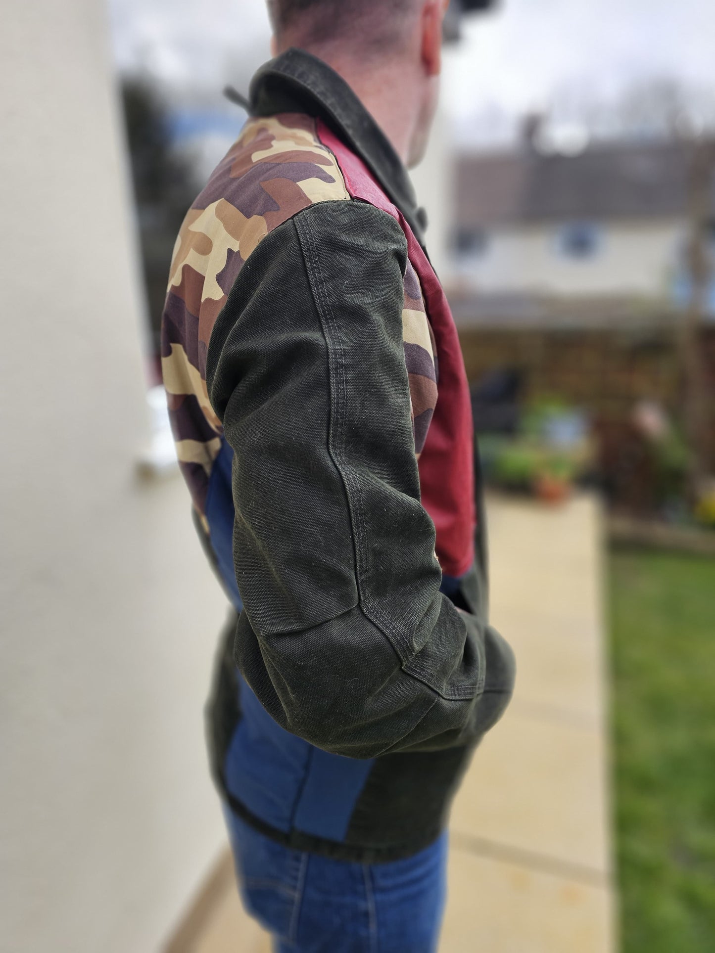 Carharrt Reworked Heavy Canvas Full Zip Jacket - M/L Medium/Large