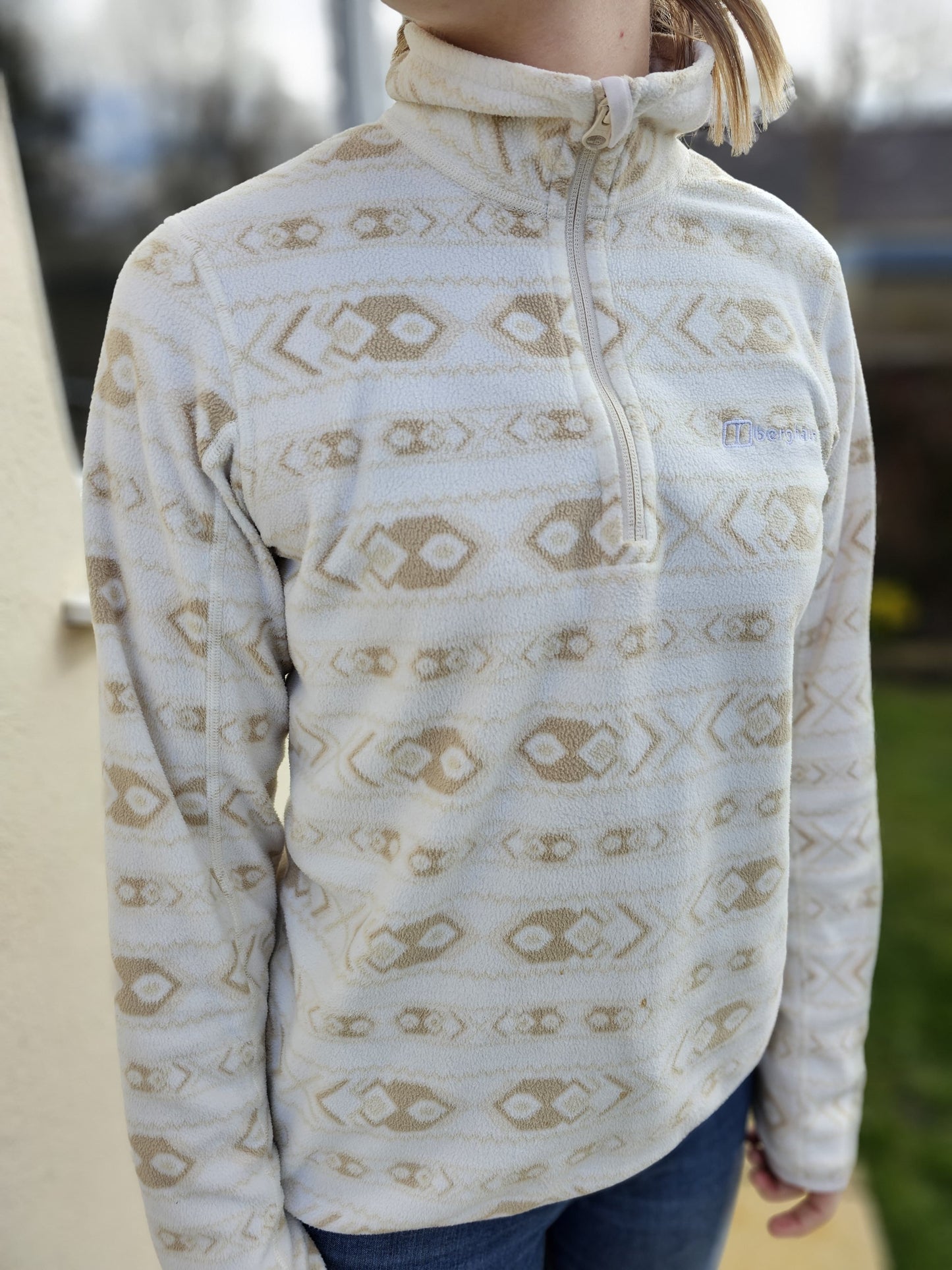 Berghaus Aztec Trango Womens Fleece Pullover Jumper - UK 12 Gorpcore