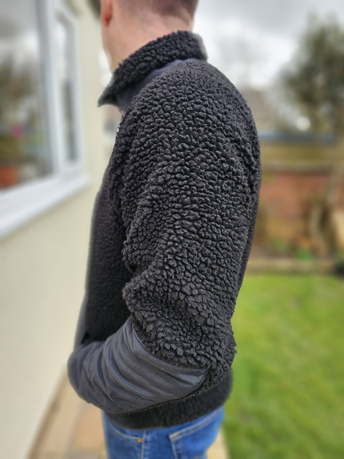 Nike Heritage Style Sherpa Fleece Jacket - M/Medium