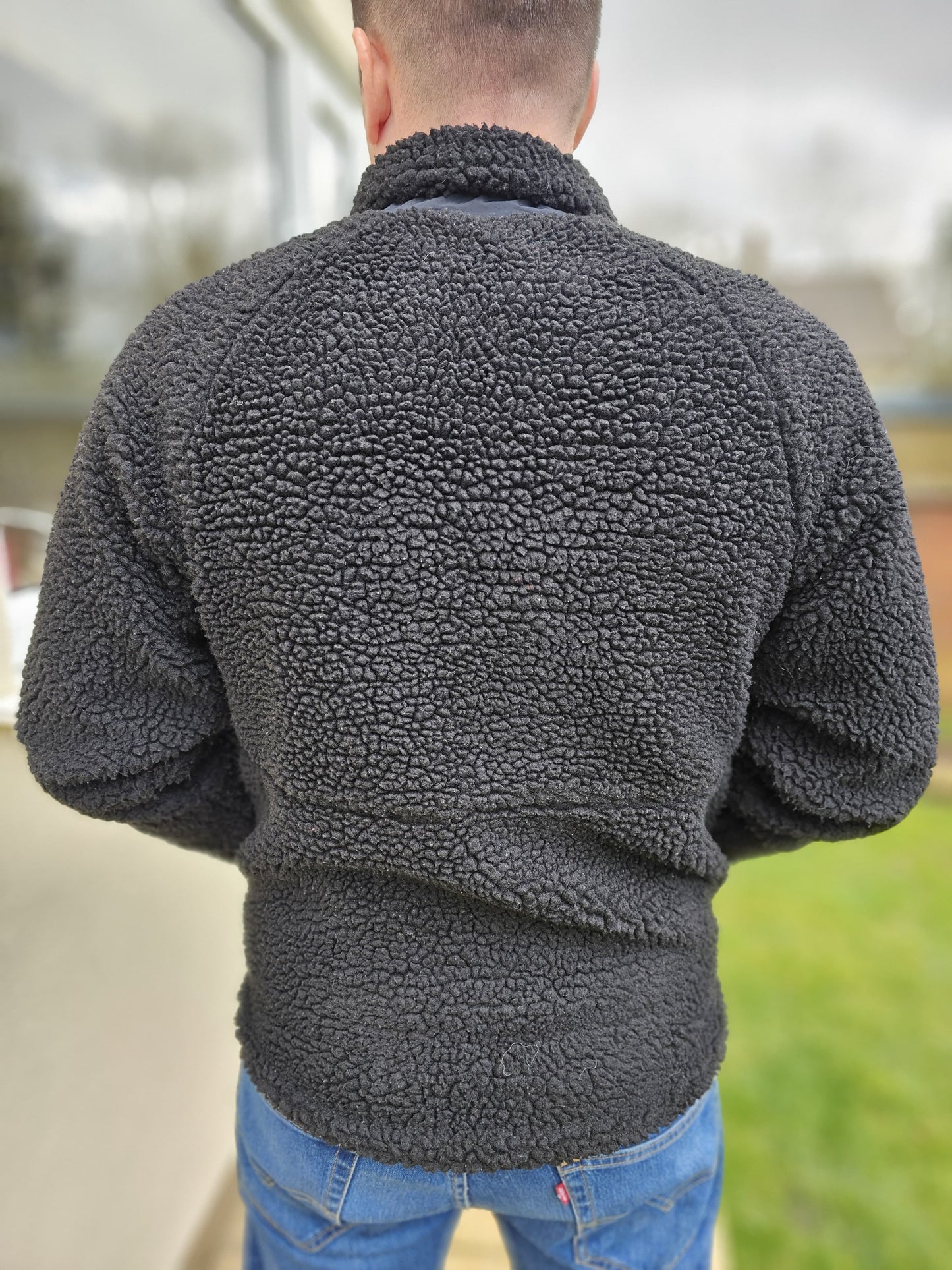 Nike Heritage Style Sherpa Fleece Jacket - M/Medium