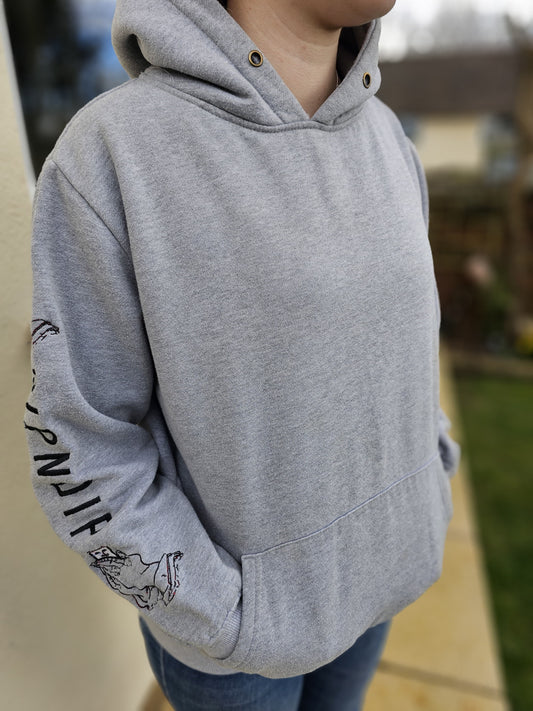 Awesome Grey RipnDip Hoodie Small/Medium S/M - Small/Medium