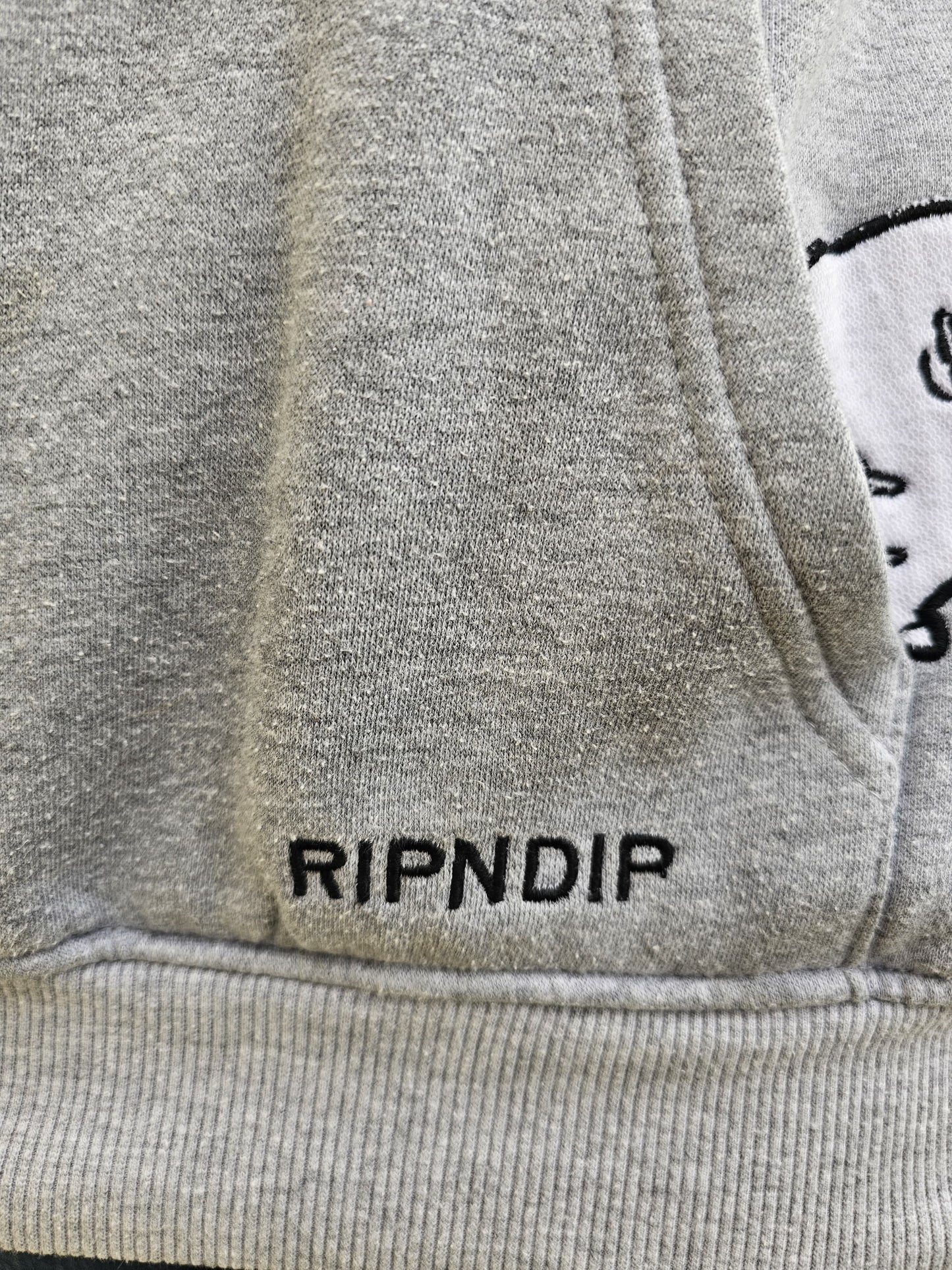 Awesome Grey RipnDip Hoodie Small/Medium S/M - Small/Medium