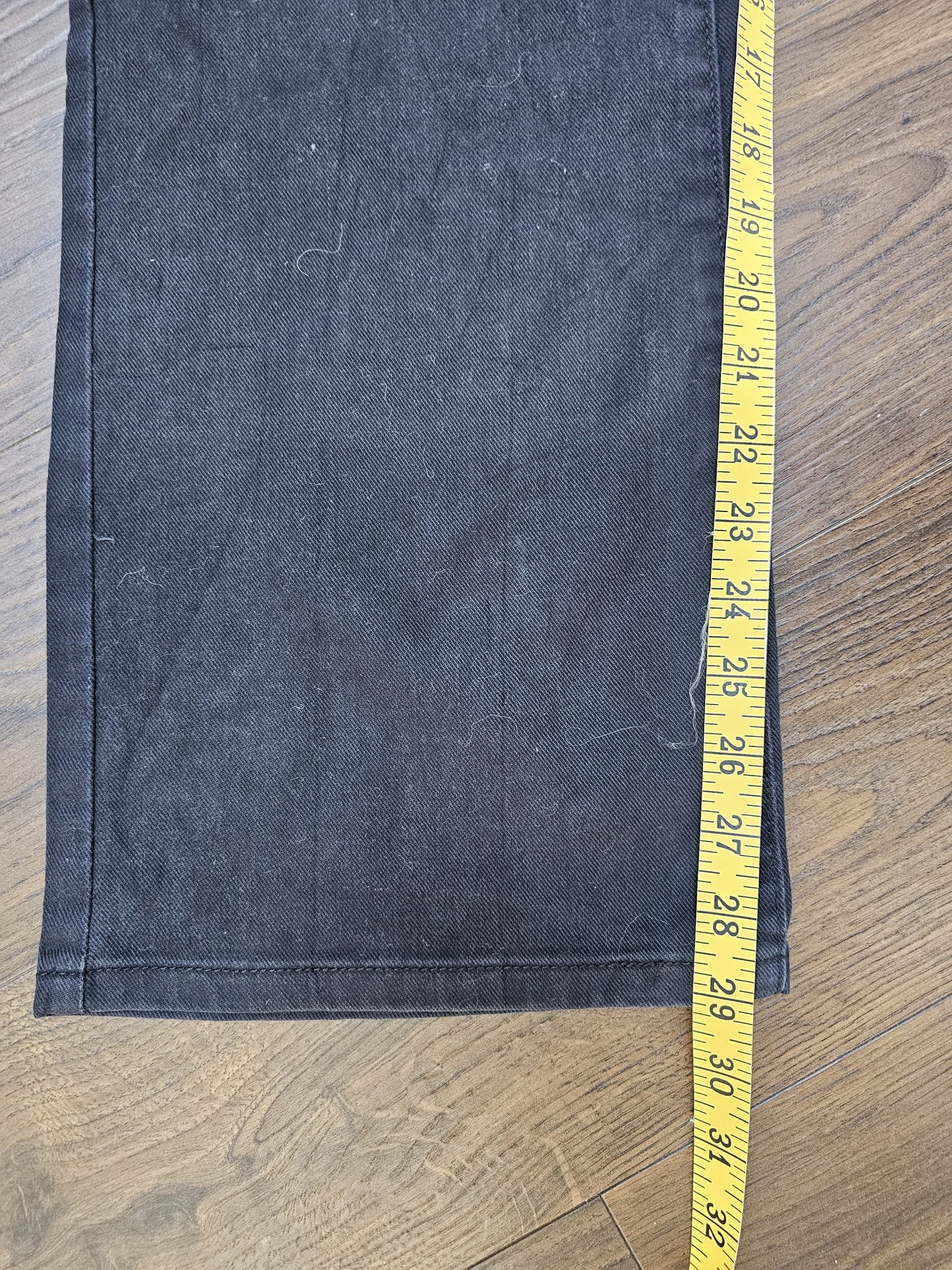 Levi's Womens Black Jeans Relaxed Boot Cut 550 Fit 12S W32/29L