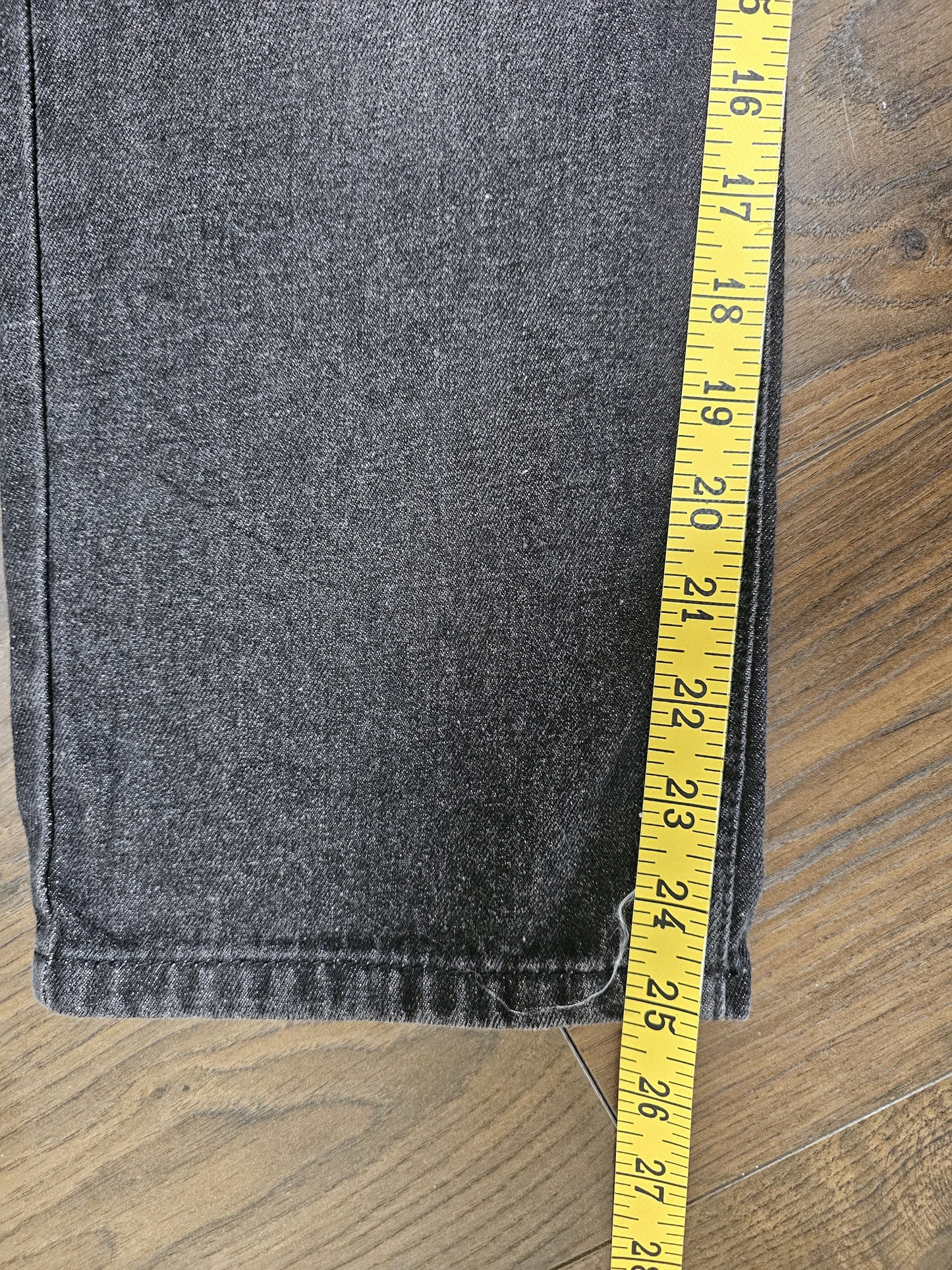 Levi's Vintage Silver Tabs Womens Black Fit 10 REG W26/25L Denim Trousers