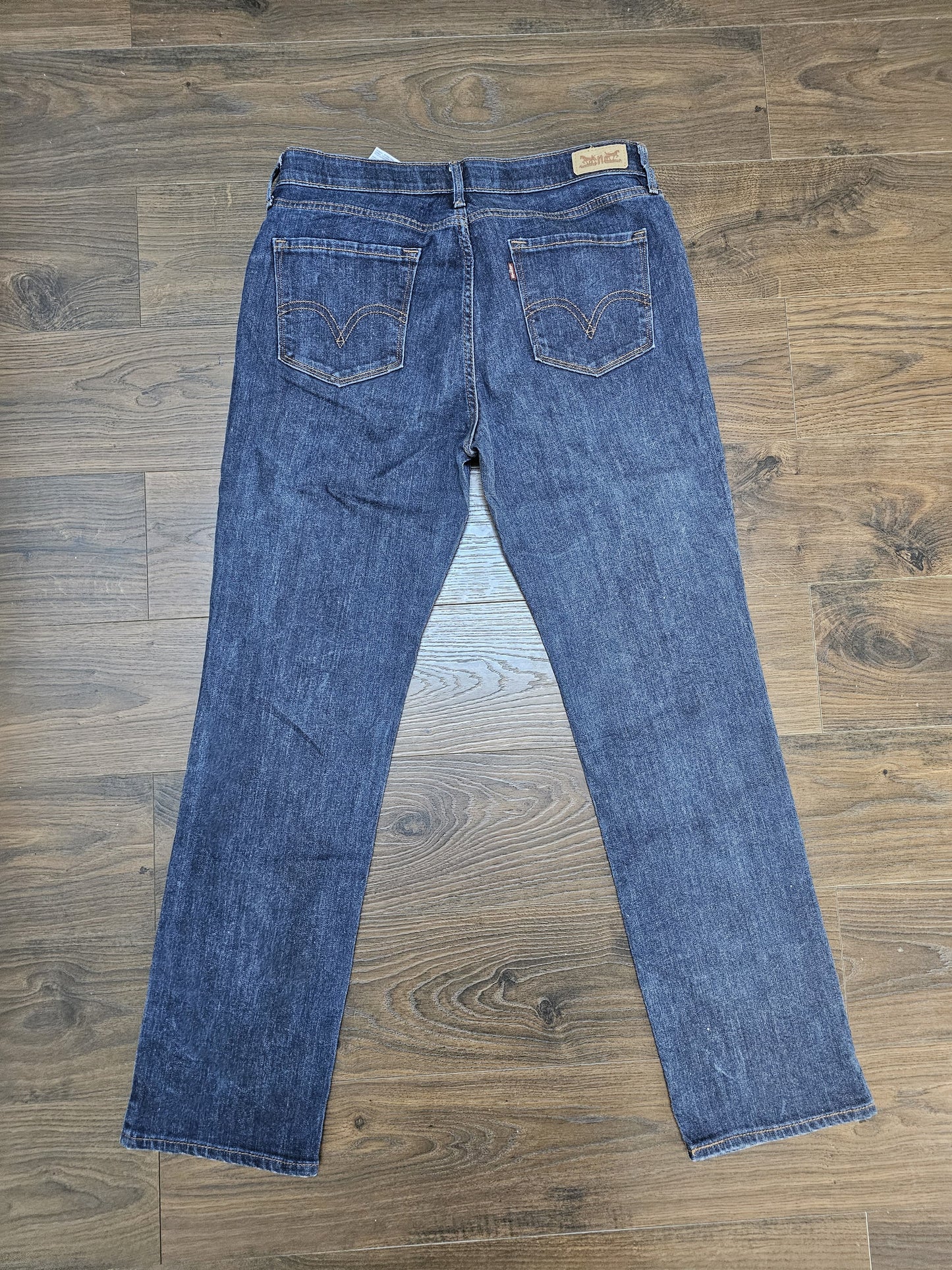 Levi's Womens Blue Jeans 525 Straight Leg 10S W32/30L