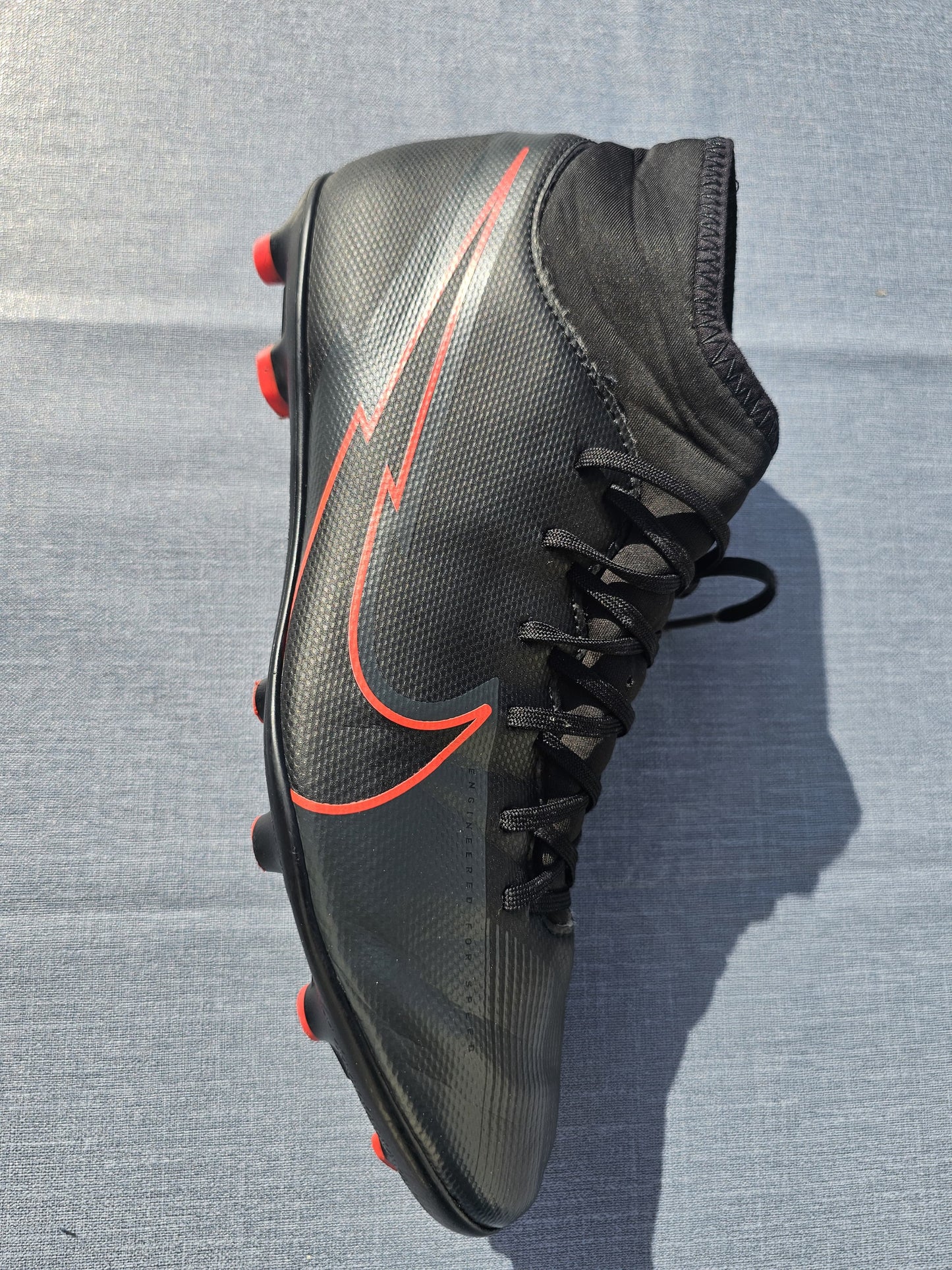 Nike Mercurial Superfly 7 Club 8 - AT7949-060 Black X Chile Red Football Boots