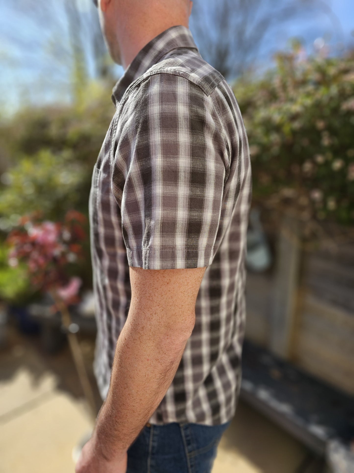 Levi's Short Sleeved Check Shirt Standard Fit - L/Large