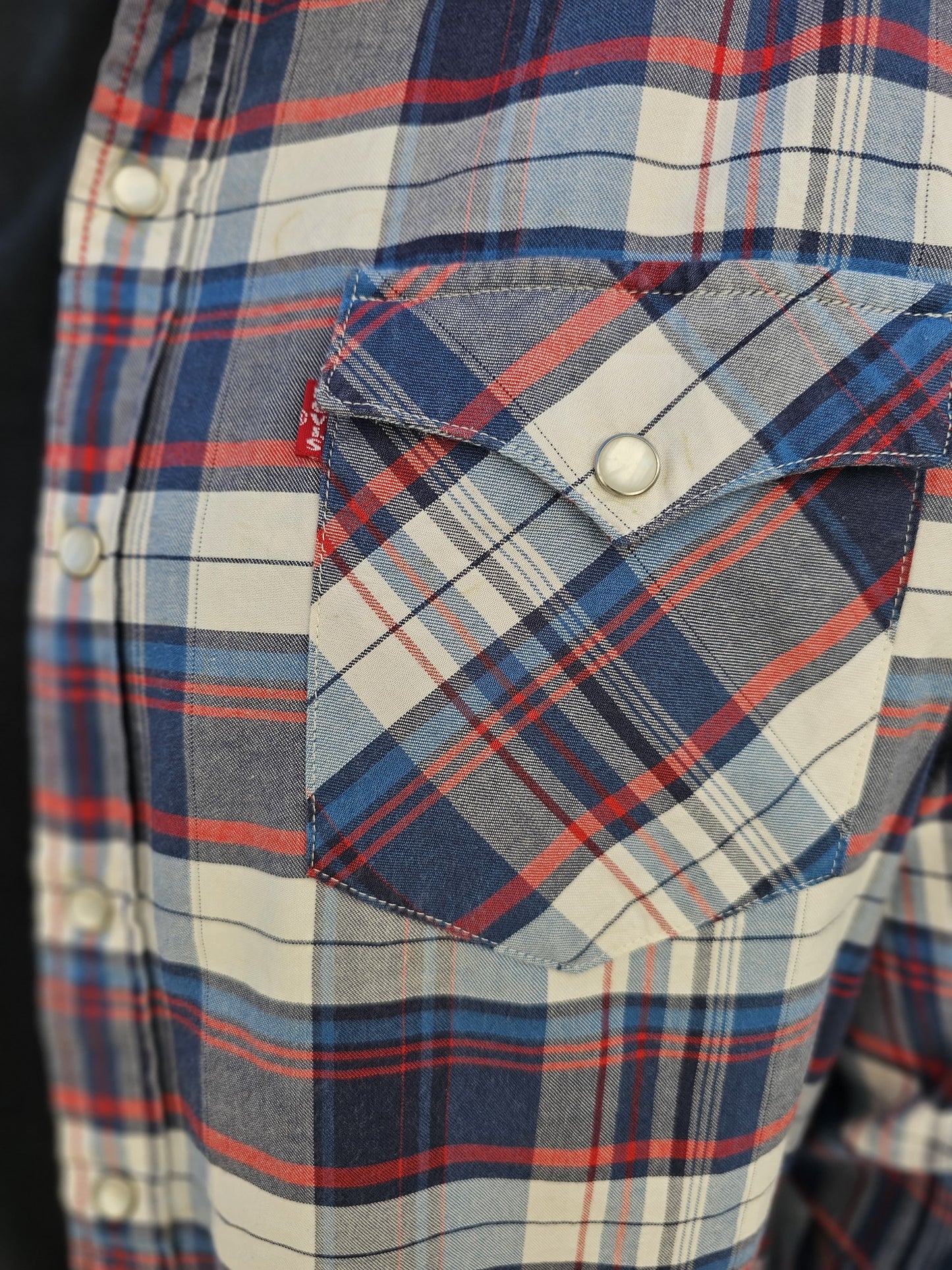 Levi's Long Sleeved Check Shirt  - L/Large