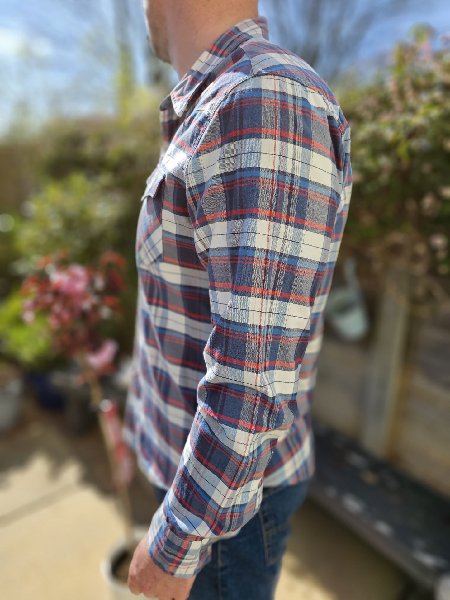 Levi's Long Sleeved Check Shirt  - L/Large