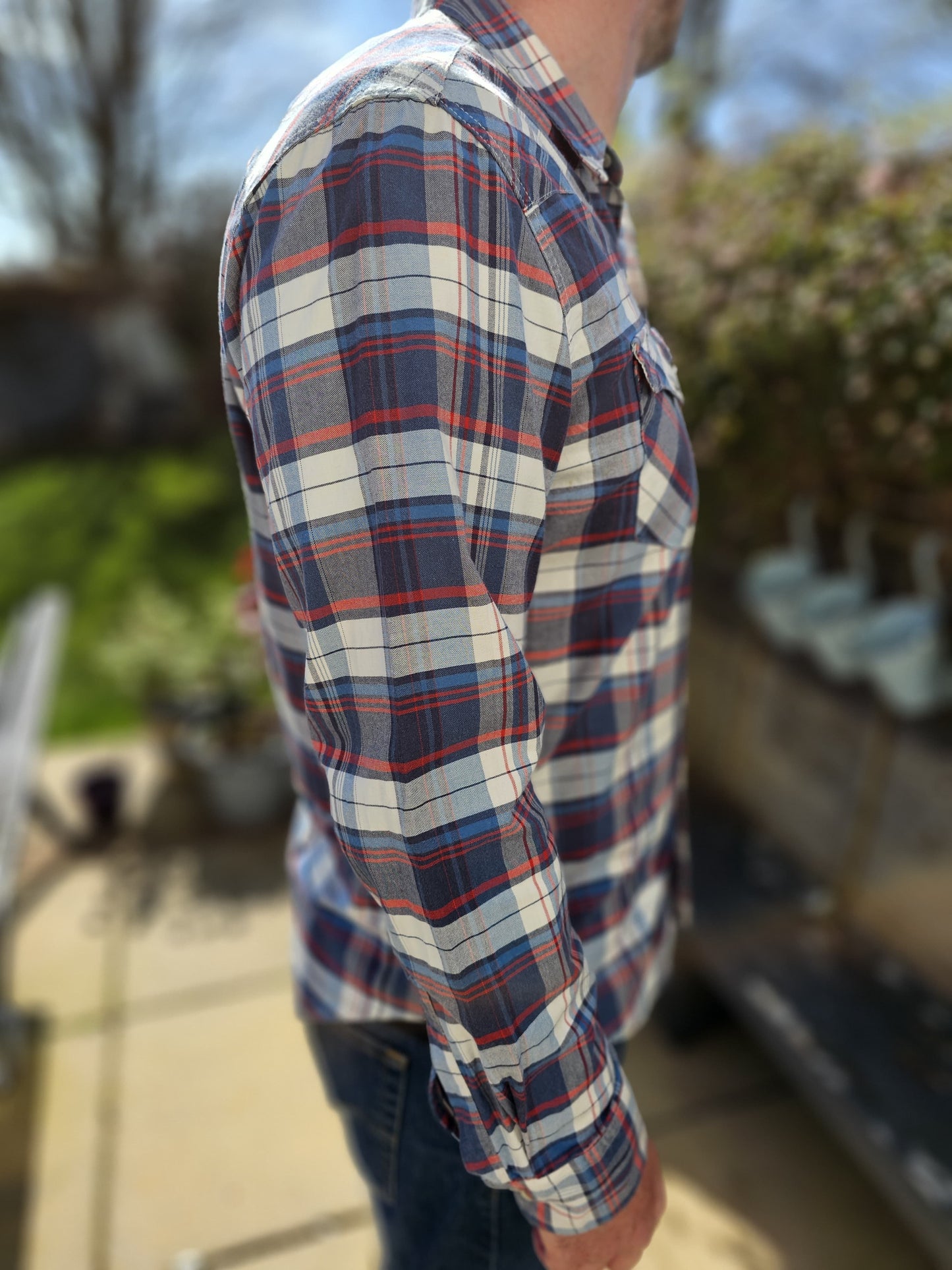Levi's Long Sleeved Check Shirt  - L/Large