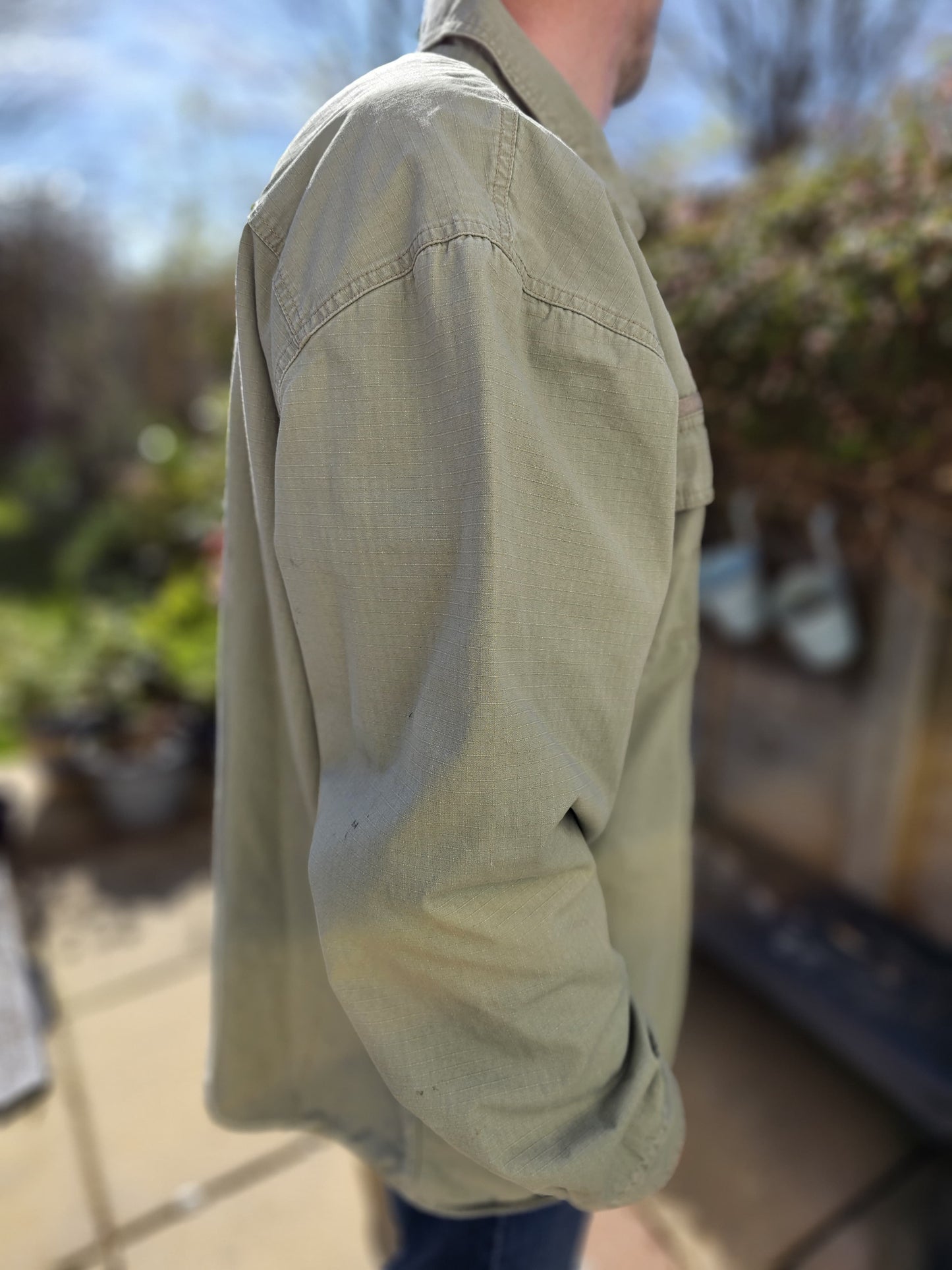 Levi's Khaki Sherpa Lined Overshirt Shacket Jacket XXXL/Extra Extra Extra Large