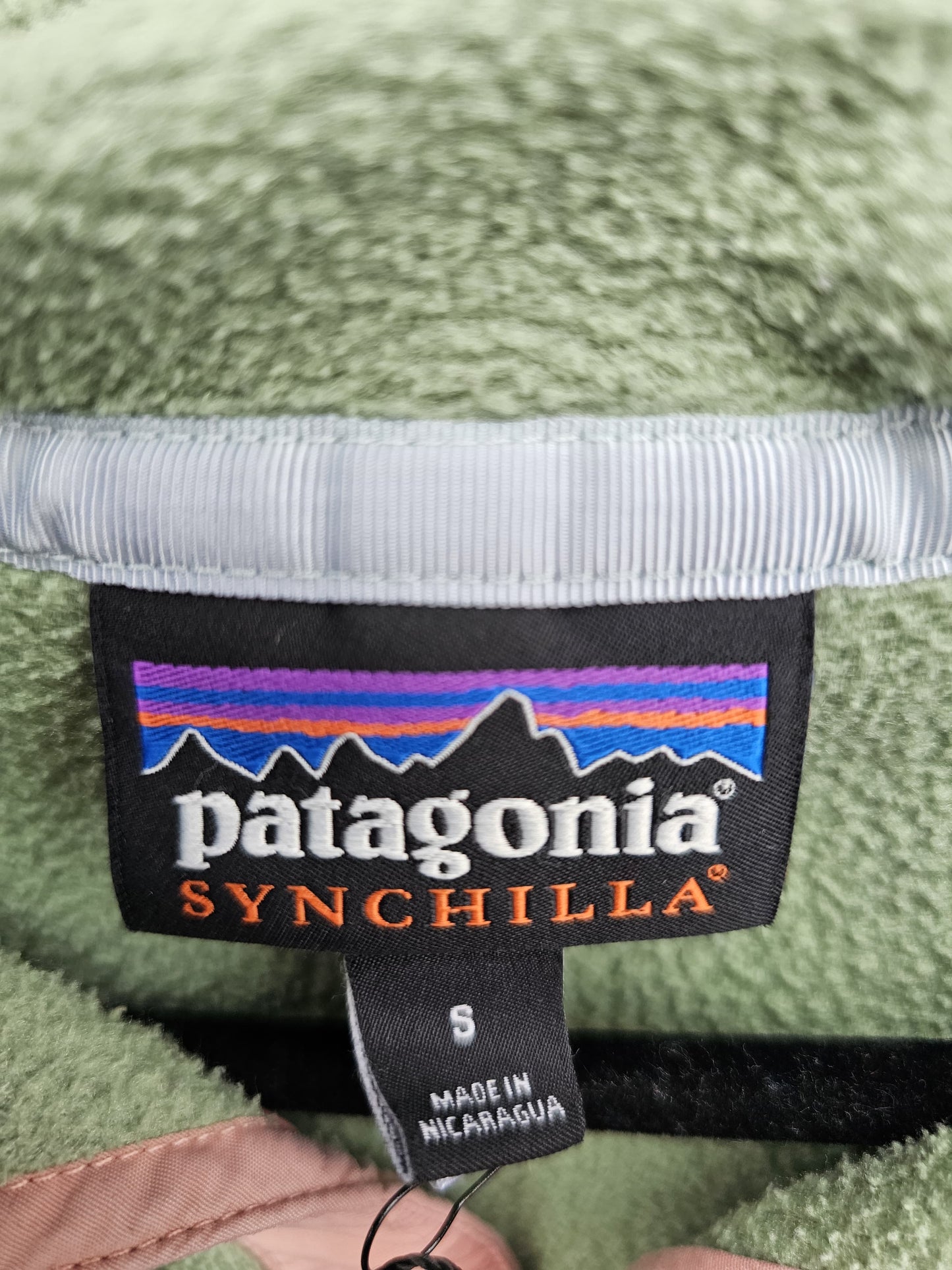 Patagonia Pullover Button Up Synchilla Style Fleece Jumper - S/Small