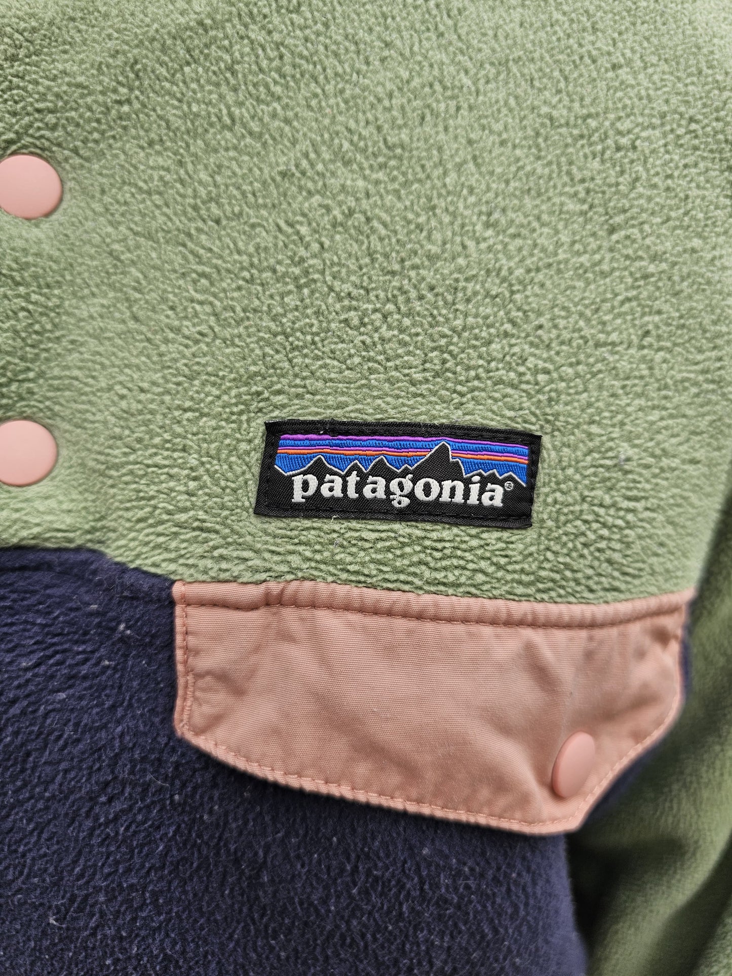 Patagonia Pullover Button Up Synchilla Style Fleece Jumper - S/Small