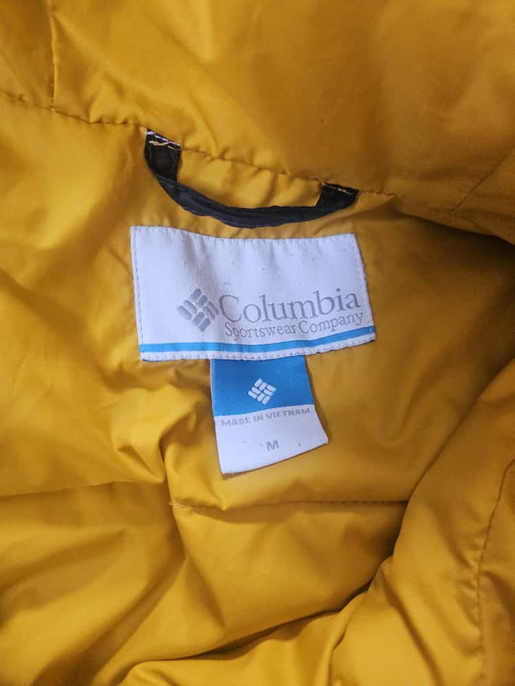 Awesome Columbia Lodge Pullover Cherry Puffer Jacket - M/Medium