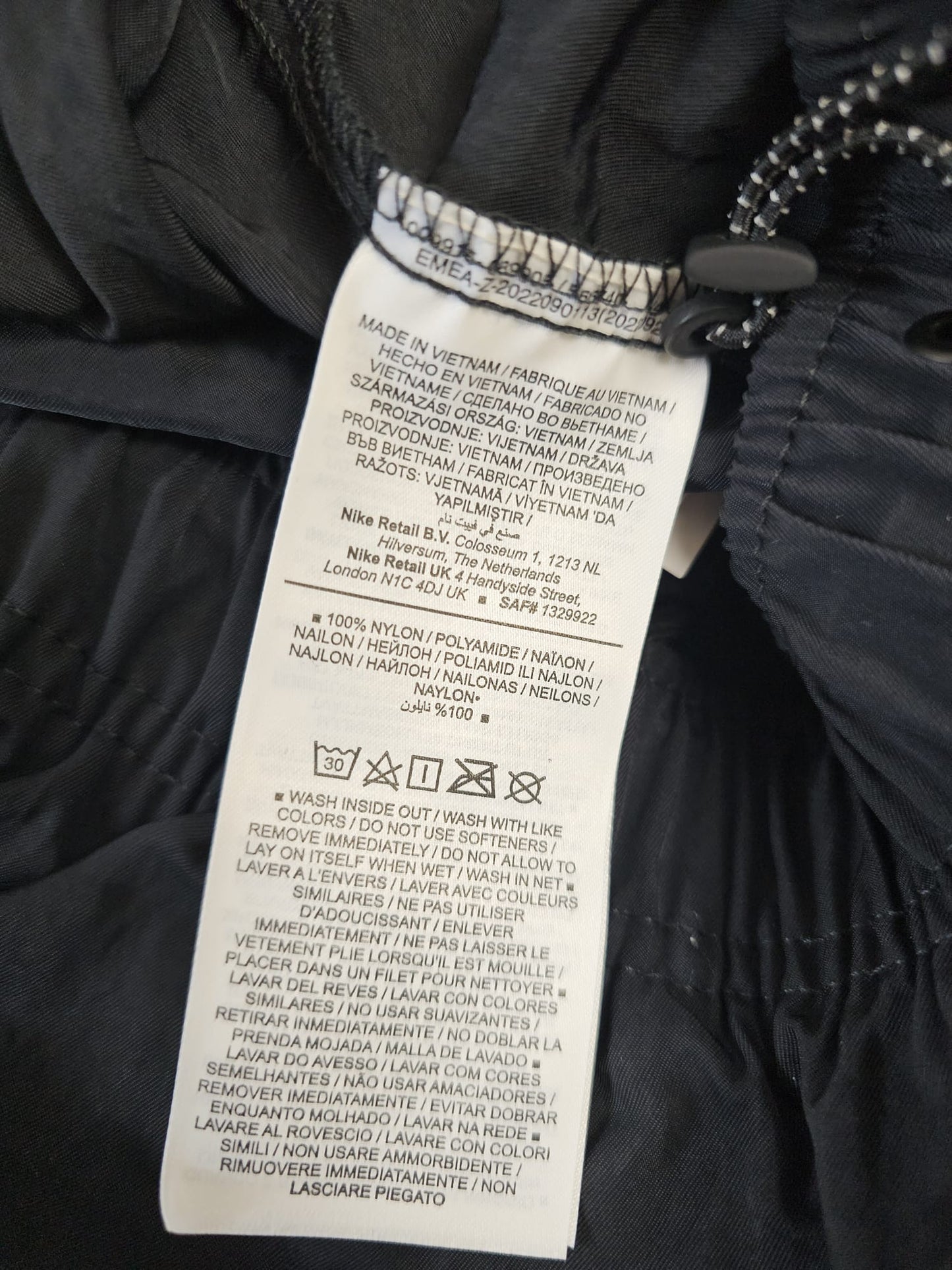 Nike Womens Black High-Rise Woven Cargo Pants/Trousers - M/Medium / 12-14