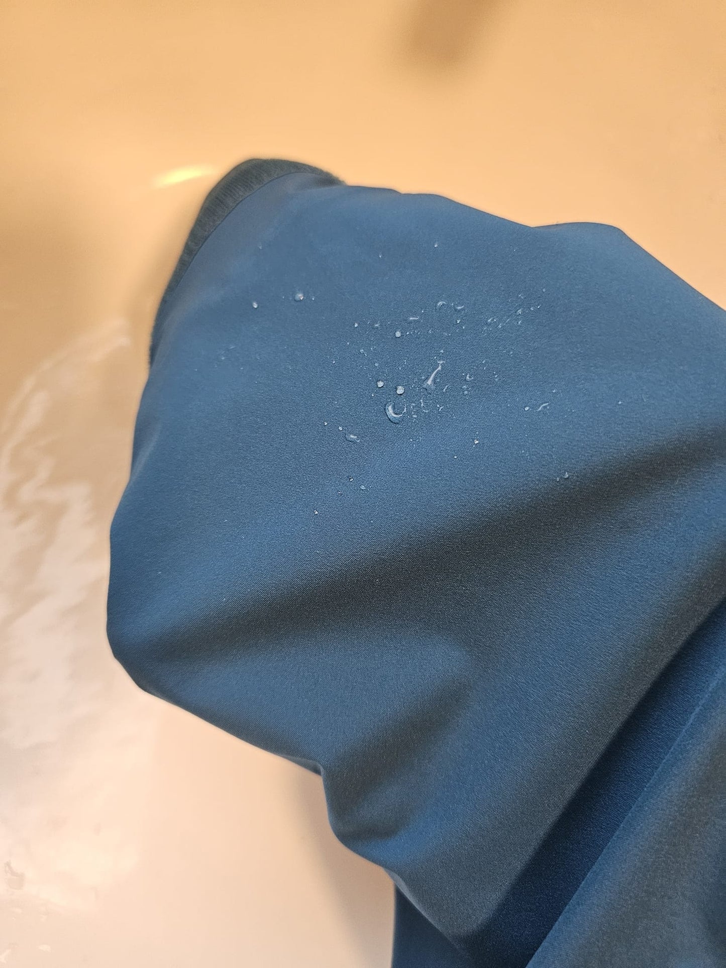 Mens Rab Sharp Edge Pertex Shield AP Full Zip Hooded Alpine Jacket/Coat - L/Large - Blue/Navy