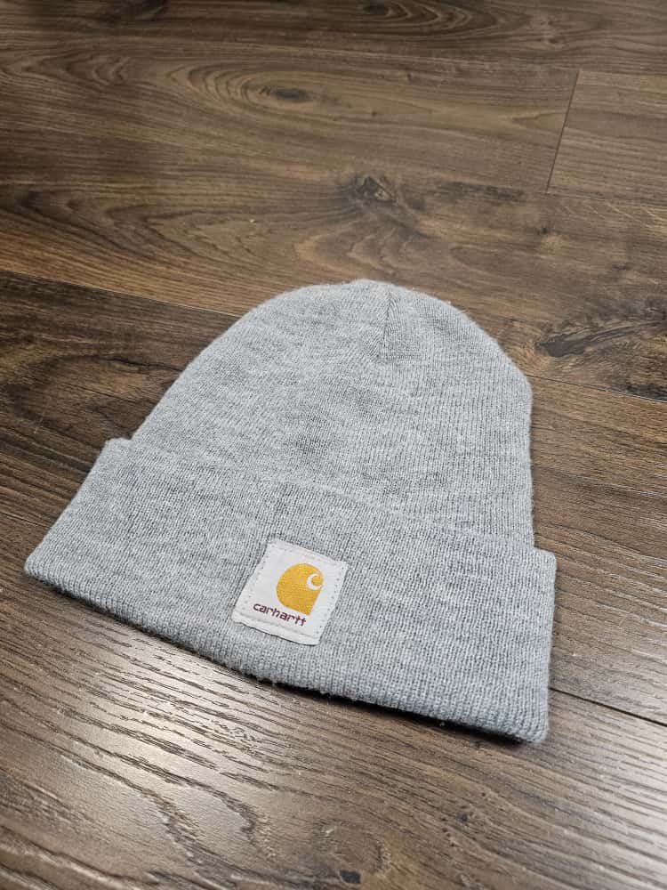 Vintage Unisex Carharrt Beanie Hat - One Size - Grey