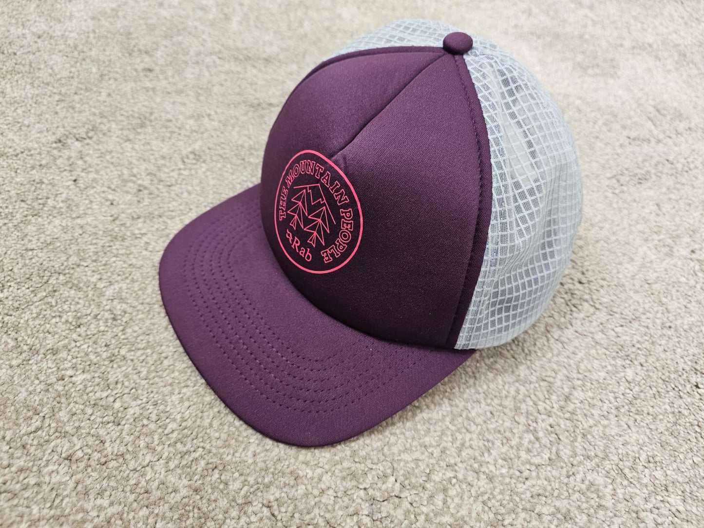 Rab The Mountain People Outdoor Hiking Walking Casual Lightweight Hat/Cap - Burgundy/Maroon - One Size Adjustable