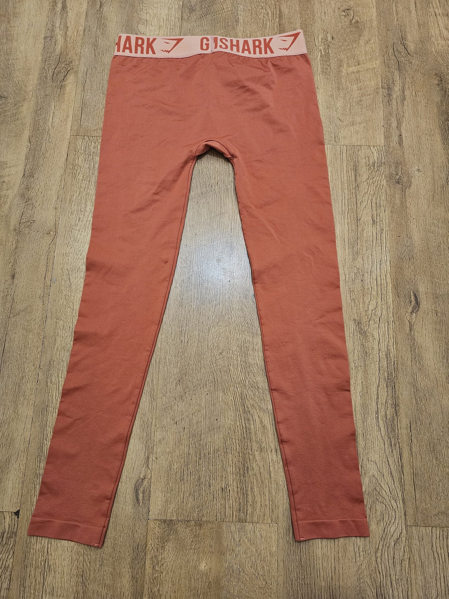 Gym Shark Womens Leggings Bundle x 3 - Camo/Peach/Orange - M/Medium