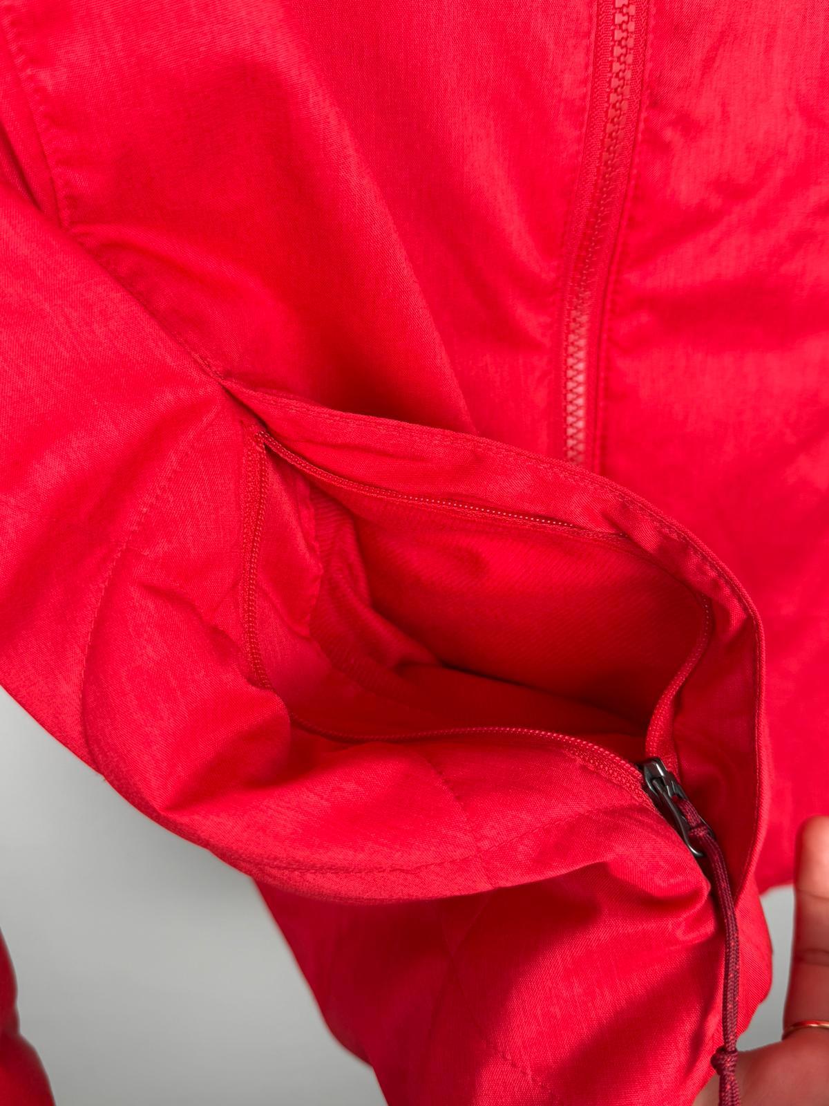 Columbia Womens Fleece/Fluffy Lined Full Zip Hooded Jacket - M/Medium - Red