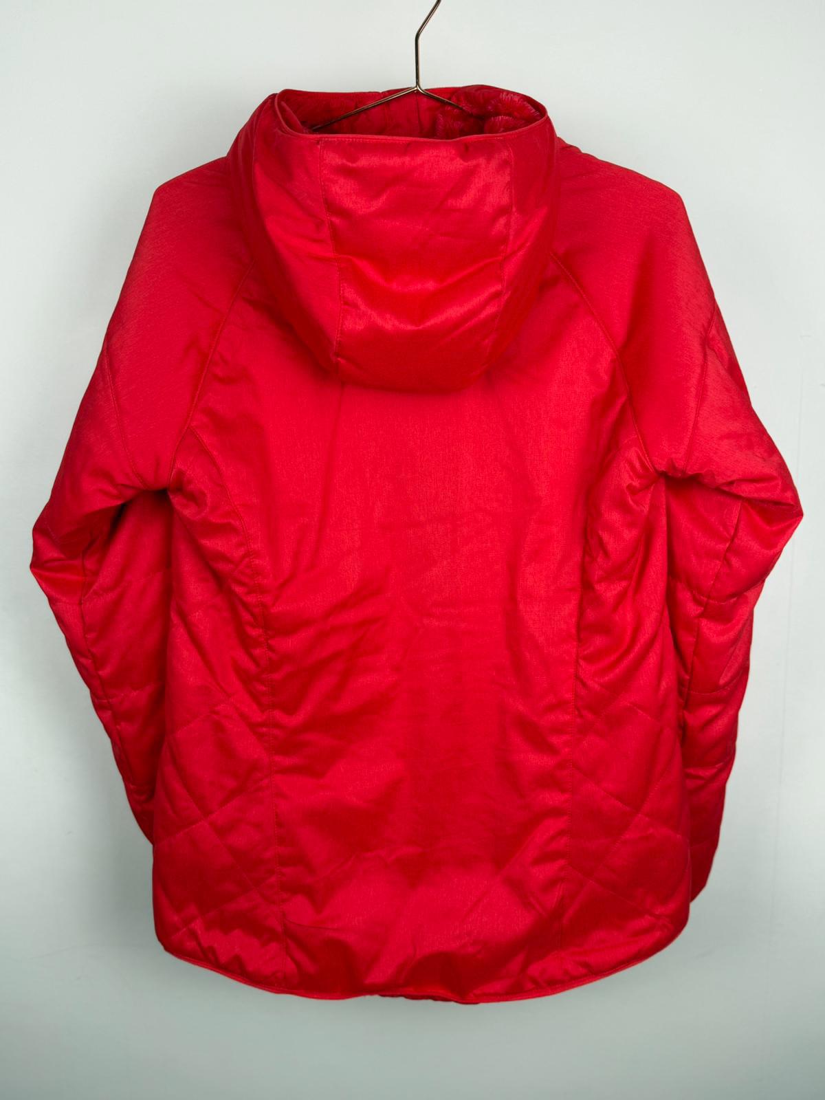 Columbia Womens Fleece/Fluffy Lined Full Zip Hooded Jacket - M/Medium - Red