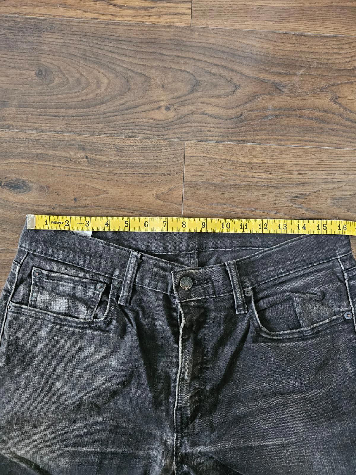 Levi's Mens Black Jeans 512 Slim Taper Fit W32/28L Denim Trousers Bottoms