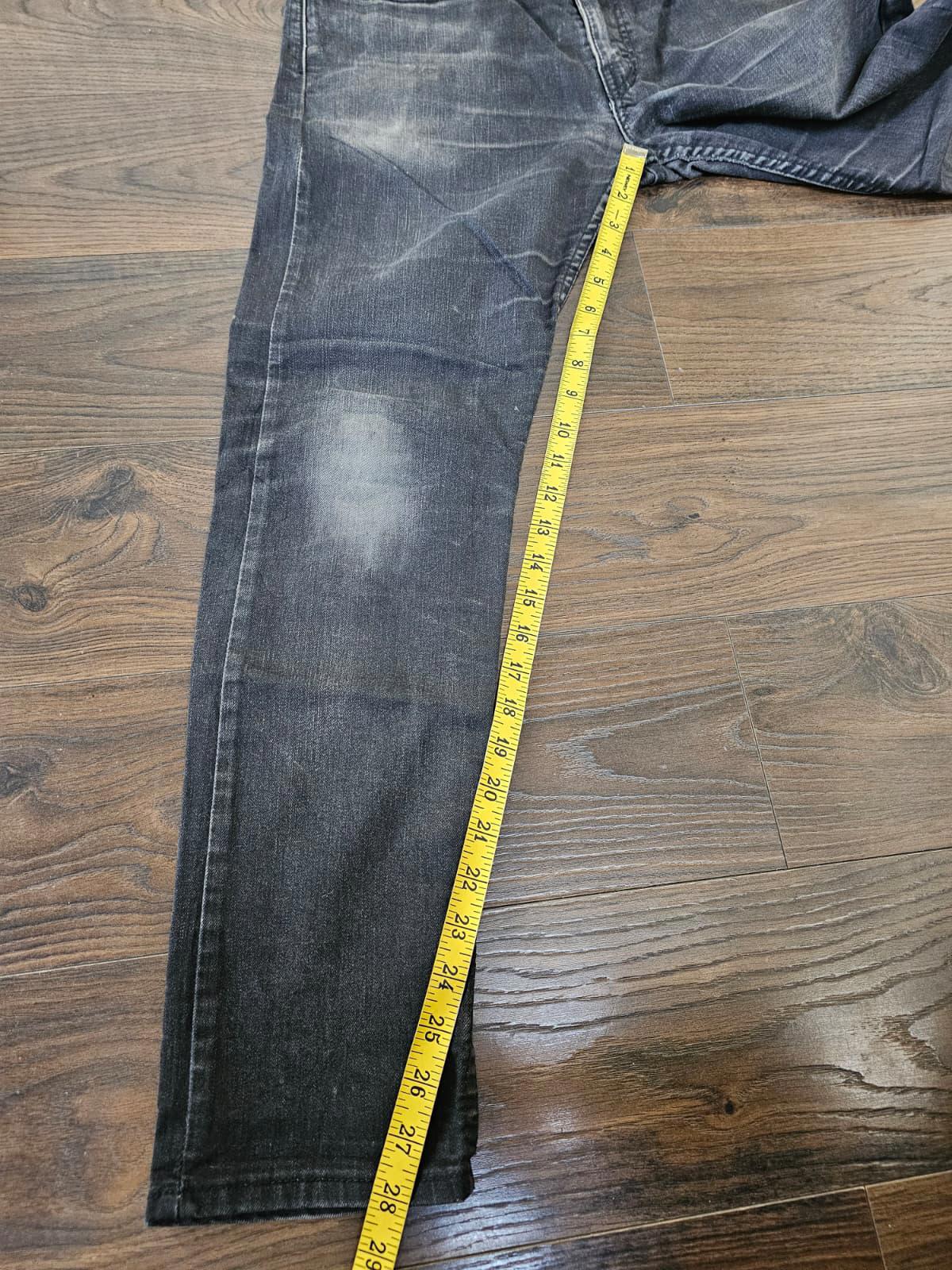 Levi's Mens Black Jeans 512 Slim Taper Fit W32/28L Denim Trousers Bottoms