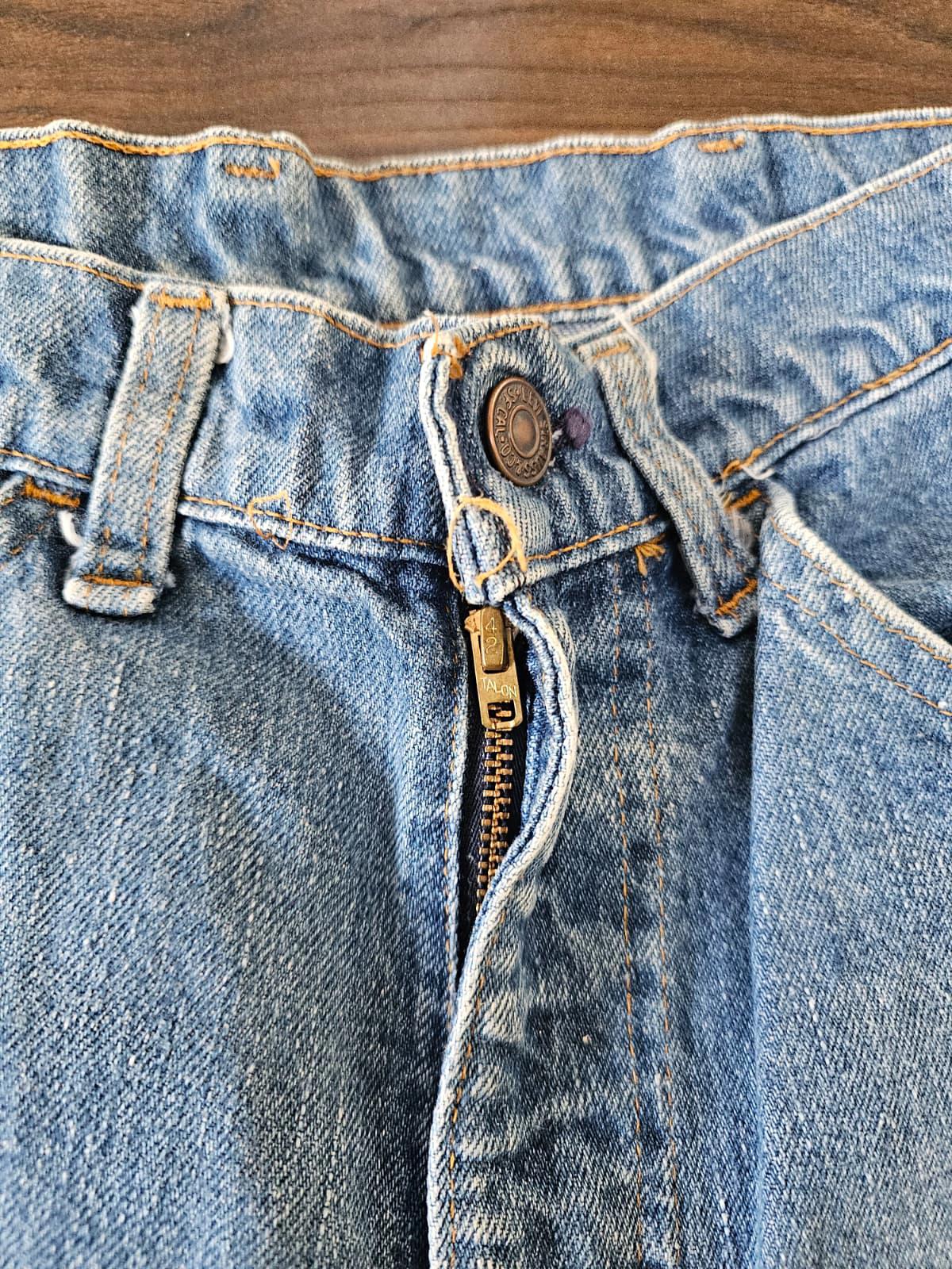 Levi's Vintage 1970's Womens Blue Jeans Orange Tab Flares/Flared - W28/L33