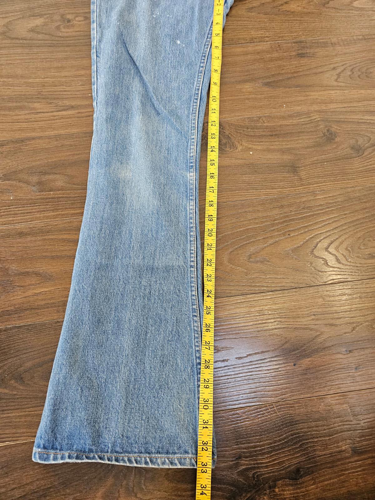 Levi's Vintage 1970's Womens Blue Jeans Orange Tab Flares/Flared - W28/L33