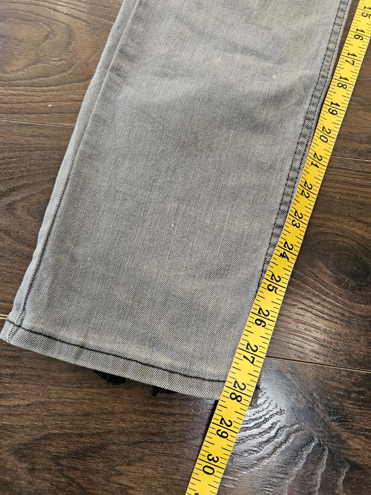 Levi's Mens Grey Jeans 511 Slim Fit - W32/28L Denim Trousers Bottoms