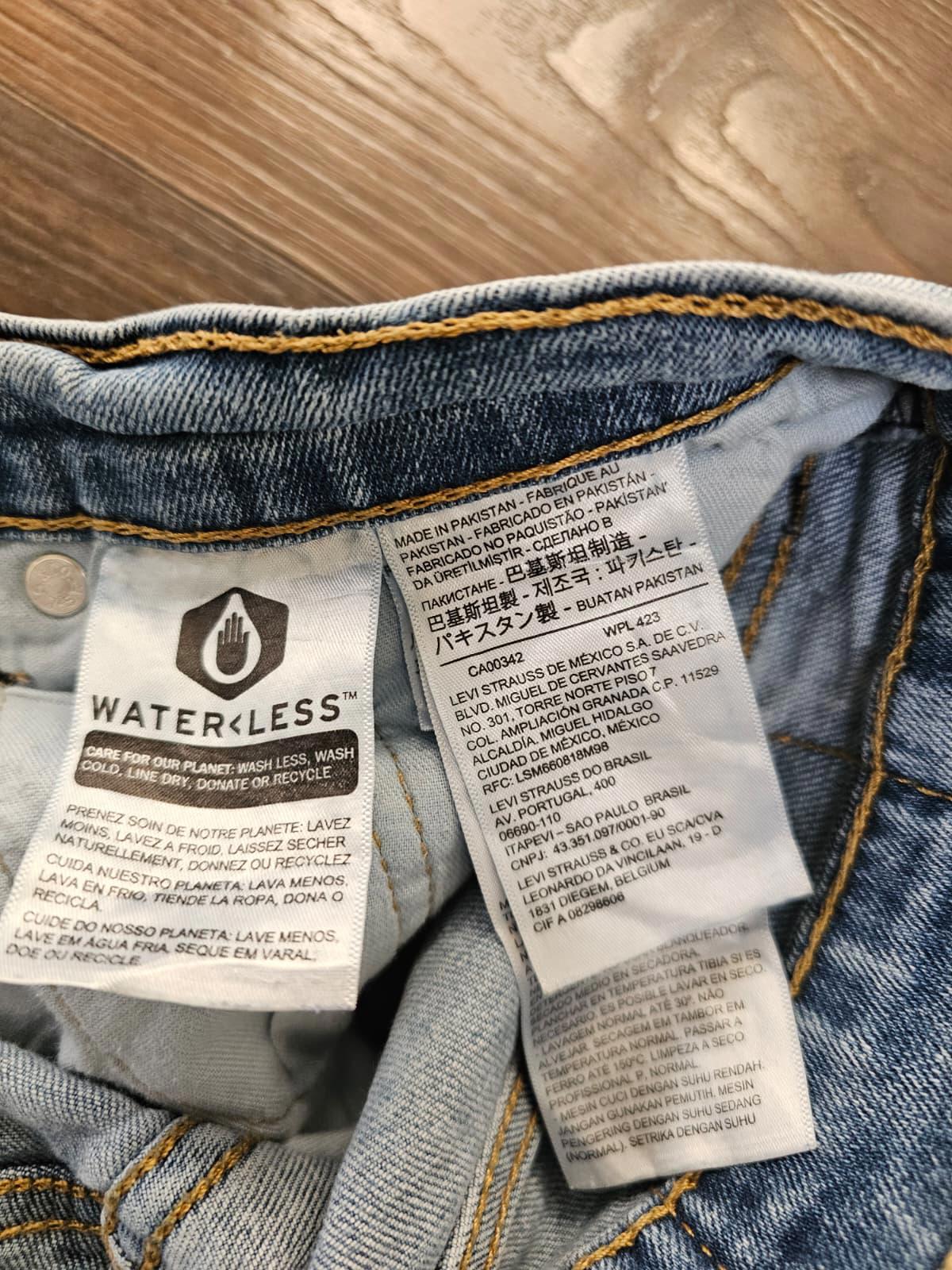 Levi's Mens Blue Jeans 511 Slim Fit - W32/31L Denim Workwear Grunge