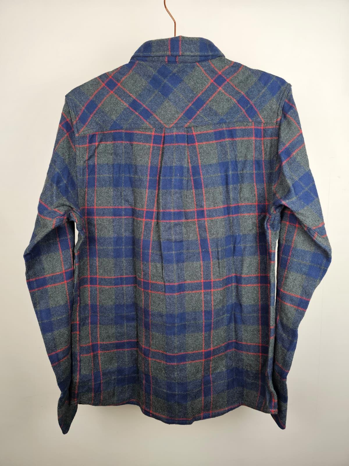 KAVU Mens Long Sleeve Button Up Flannel Style Check Shirt - S/Small