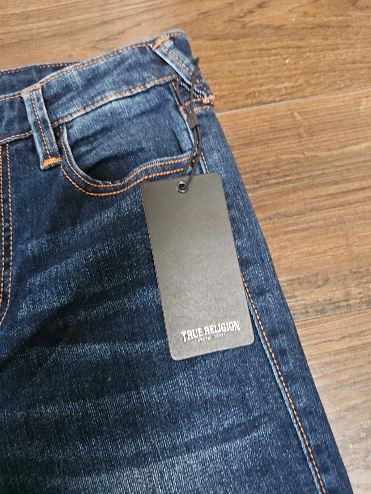 True Religion Women Blue High Rise Super Skinny Zip Fly Jeans - W28/L29 - NWT